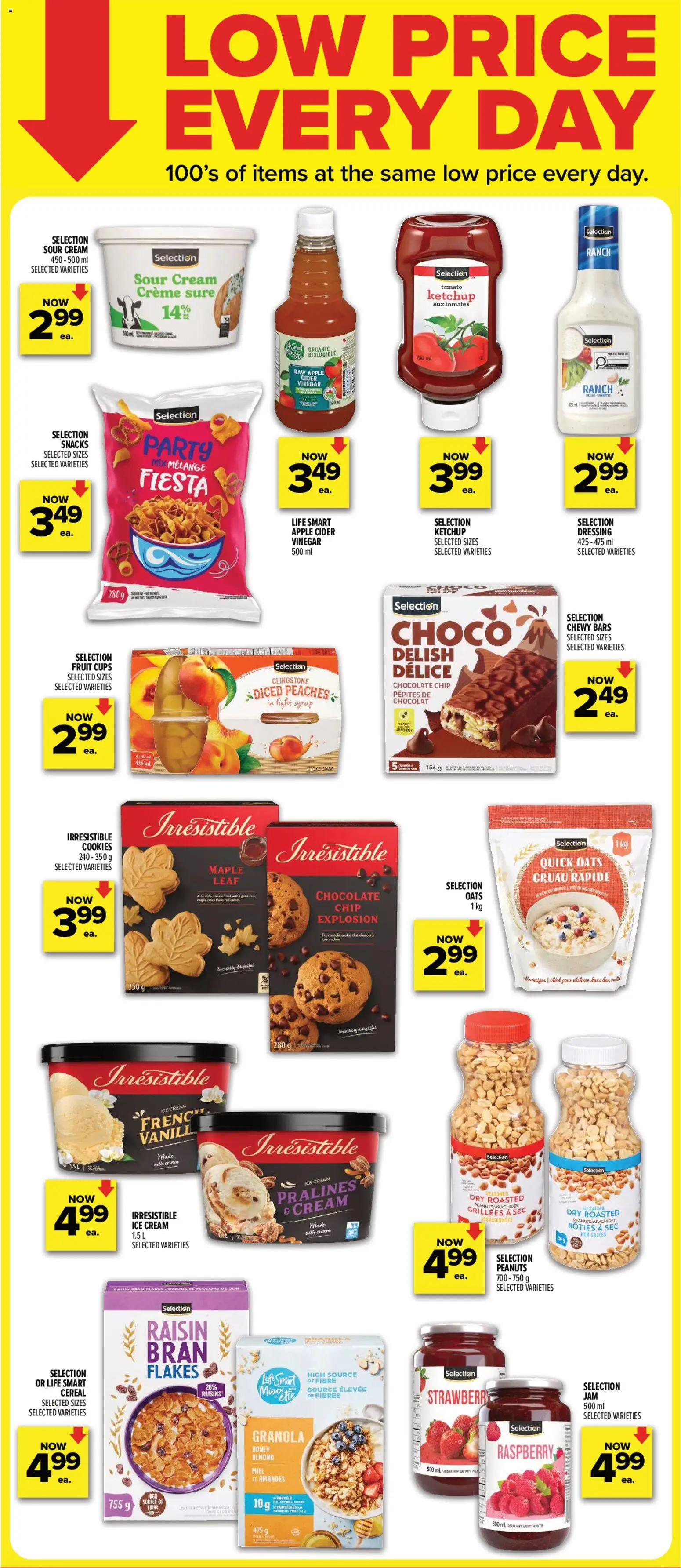 Metro flyer valid from 08.01.2026 | Page: 3 | Products: Sour cream, Ketchup, Cream, Ice cream