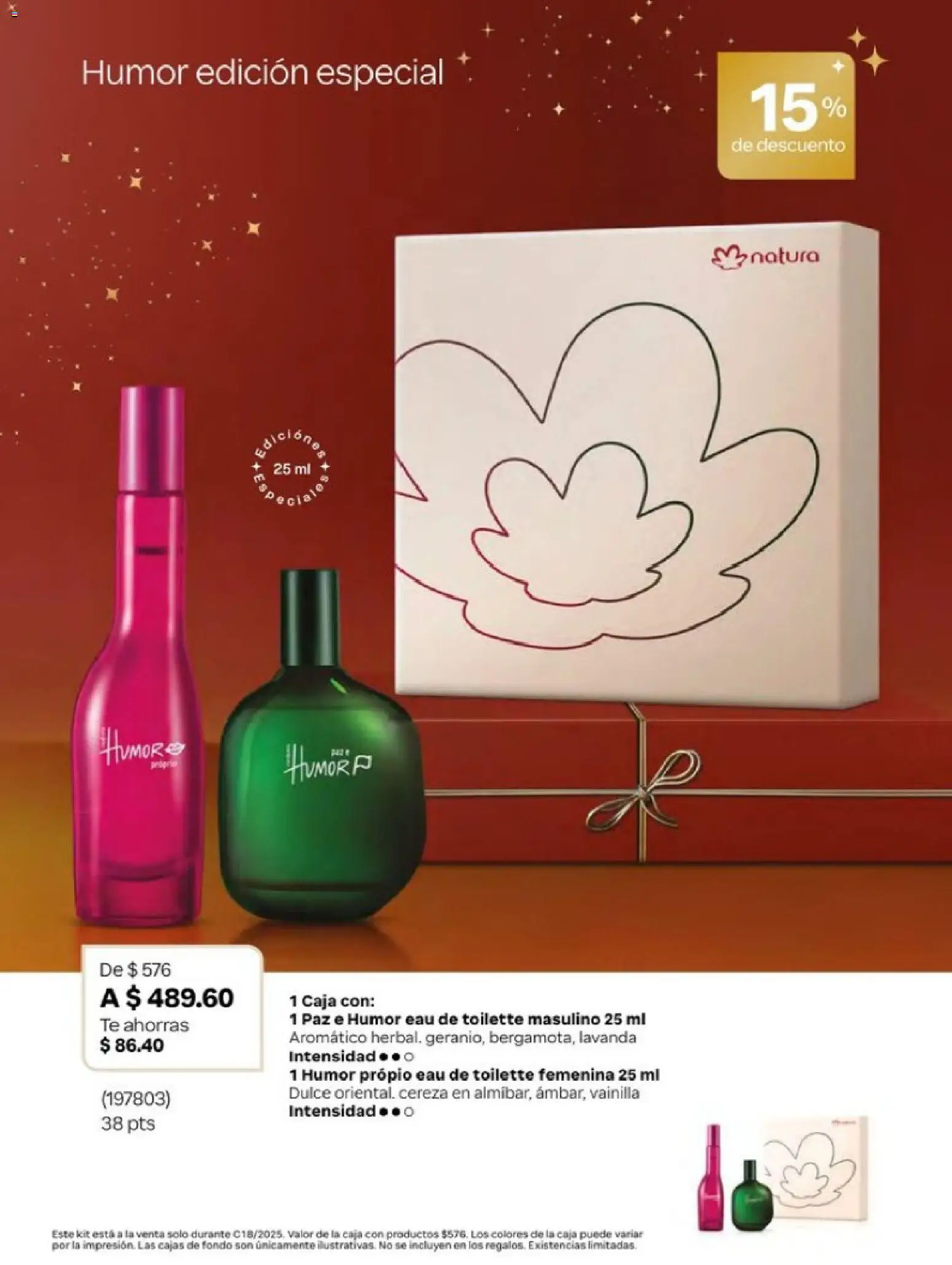 Nuevas ofertas de Natura válidas en toda la República Mexicana desde el 01.12.2025. ¡Encuentra las mejores ofertas en Natura campaña 18 2025! | Página: 17 | Productos: Té, Caja, Eau de toilette