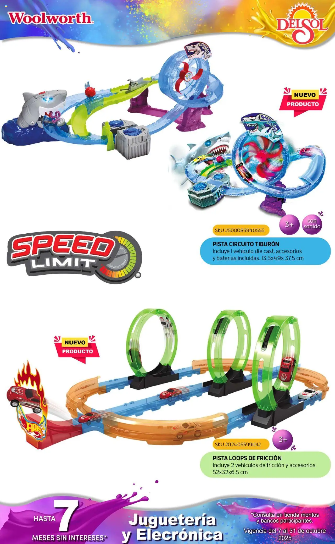 Nuevas ofertas de Del Sol y Woolworth válidas en toda la República Mexicana desde el 07.10.2025. ¡Encuentra las mejores ofertas en Del Sol y Woolworth - Catálogo Castillo Del Juguete! | Página: 193