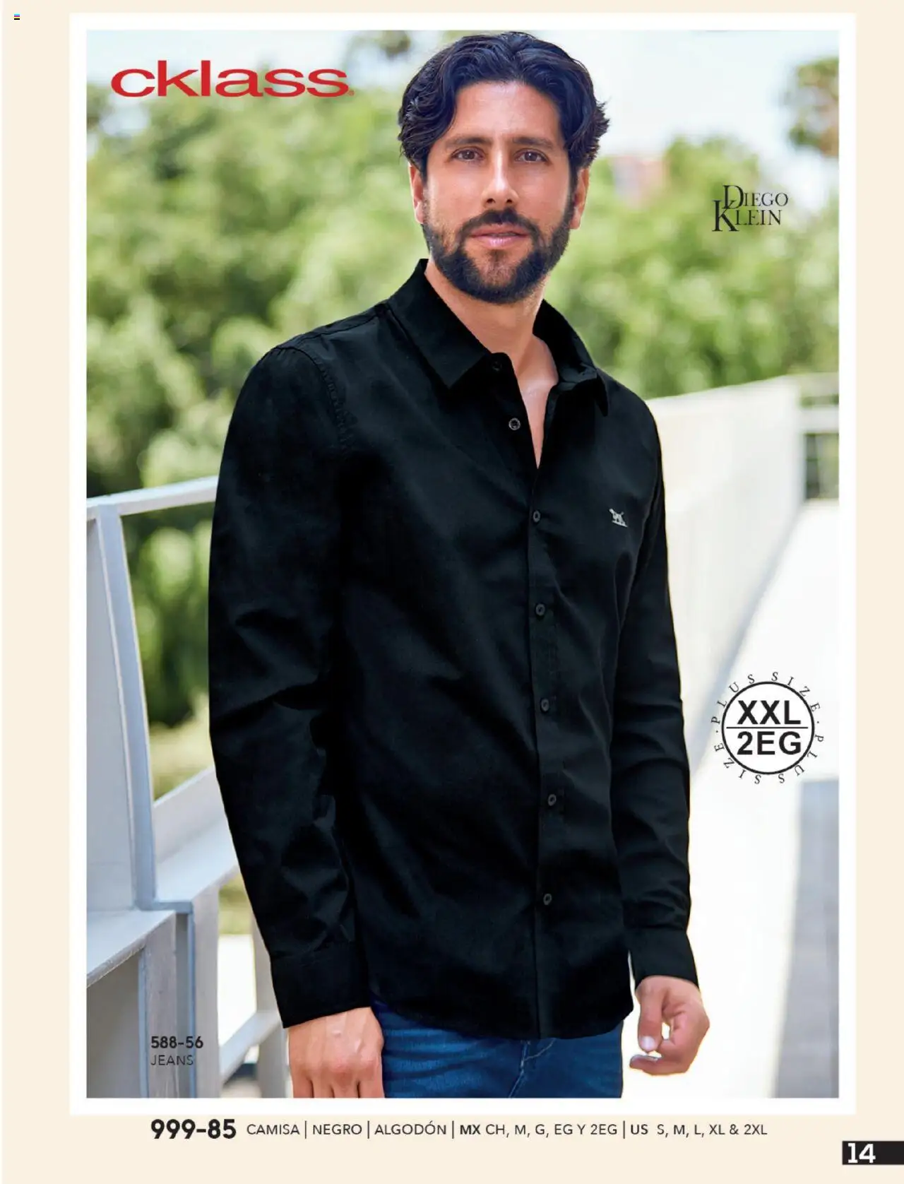 Nuevas ofertas de Cklass válidas en toda la República Mexicana desde el 14.07.2025. ¡Encuentra las mejores ofertas en Cklass catálogo Ropa Caballero! | Página: 15 | Productos: Camisa, Algodón