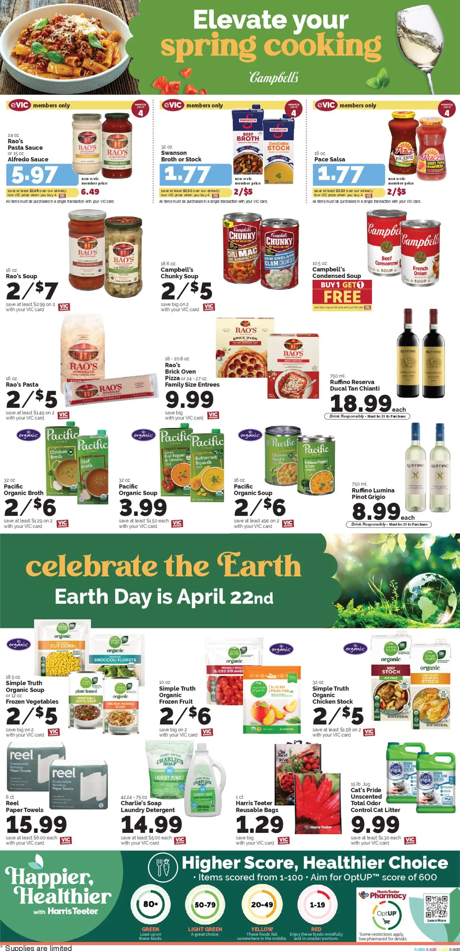 Harris Teeter Weekly Ad - NC - valid from 15.04.2026 | Page: 10 | Products: Squash, Cat Litter, Powder, Soap