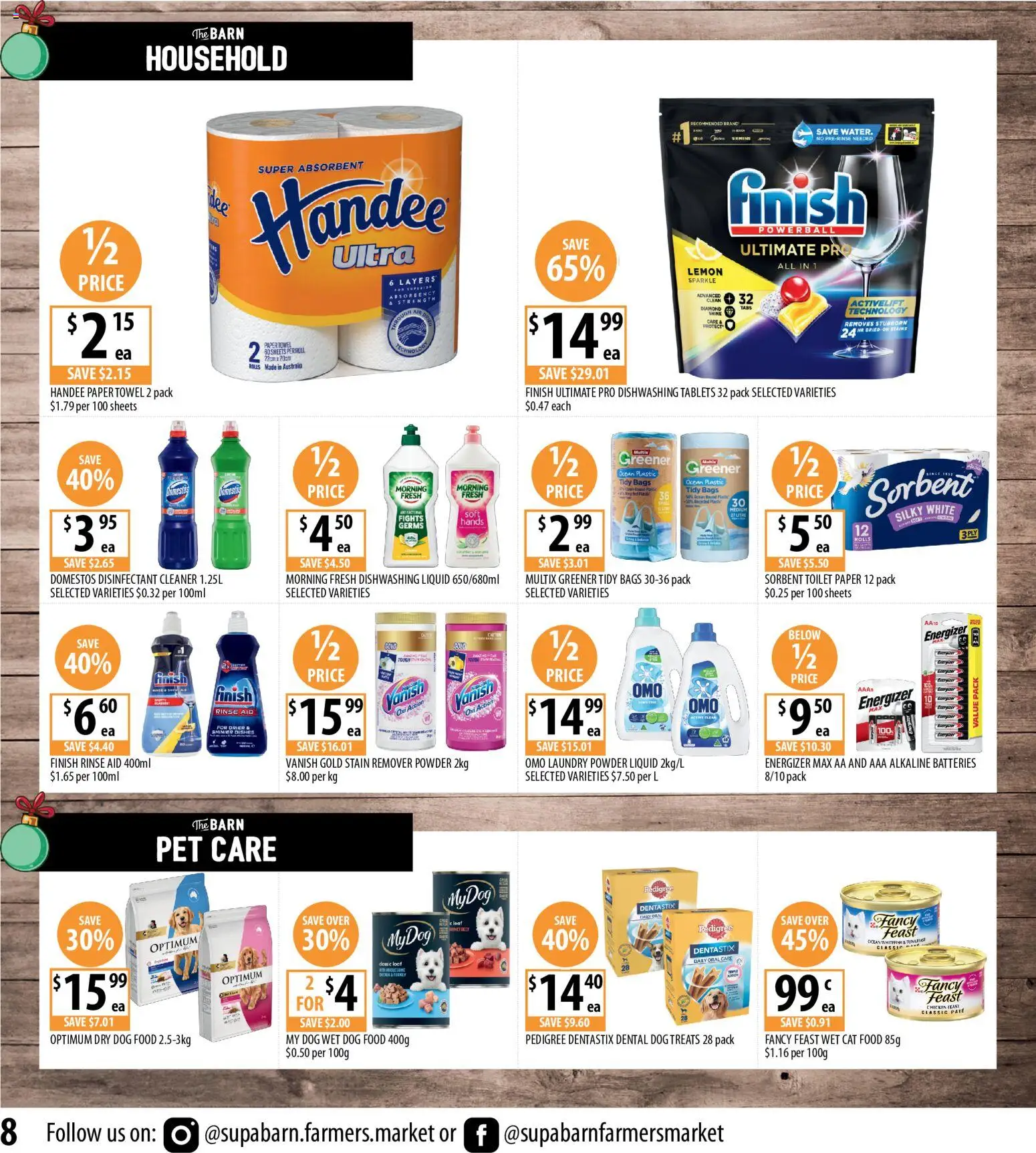 Supabarn catalogue - valid from 26.11.2025 | Page: 8 | Products: Cleaner, Chicken, Dog food, Toilet paper