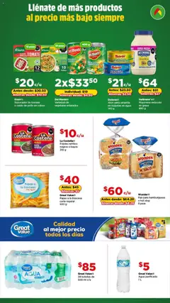 Nuevas ofertas de Bodega Aurrerá válidas en toda la República Mexicana desde el 03.07.2025. ¡Encuentra las mejores ofertas en Bodega Aurrerá folleto! | Página: 6 | Productos: Agua, Pan, Fresas, Ensalada