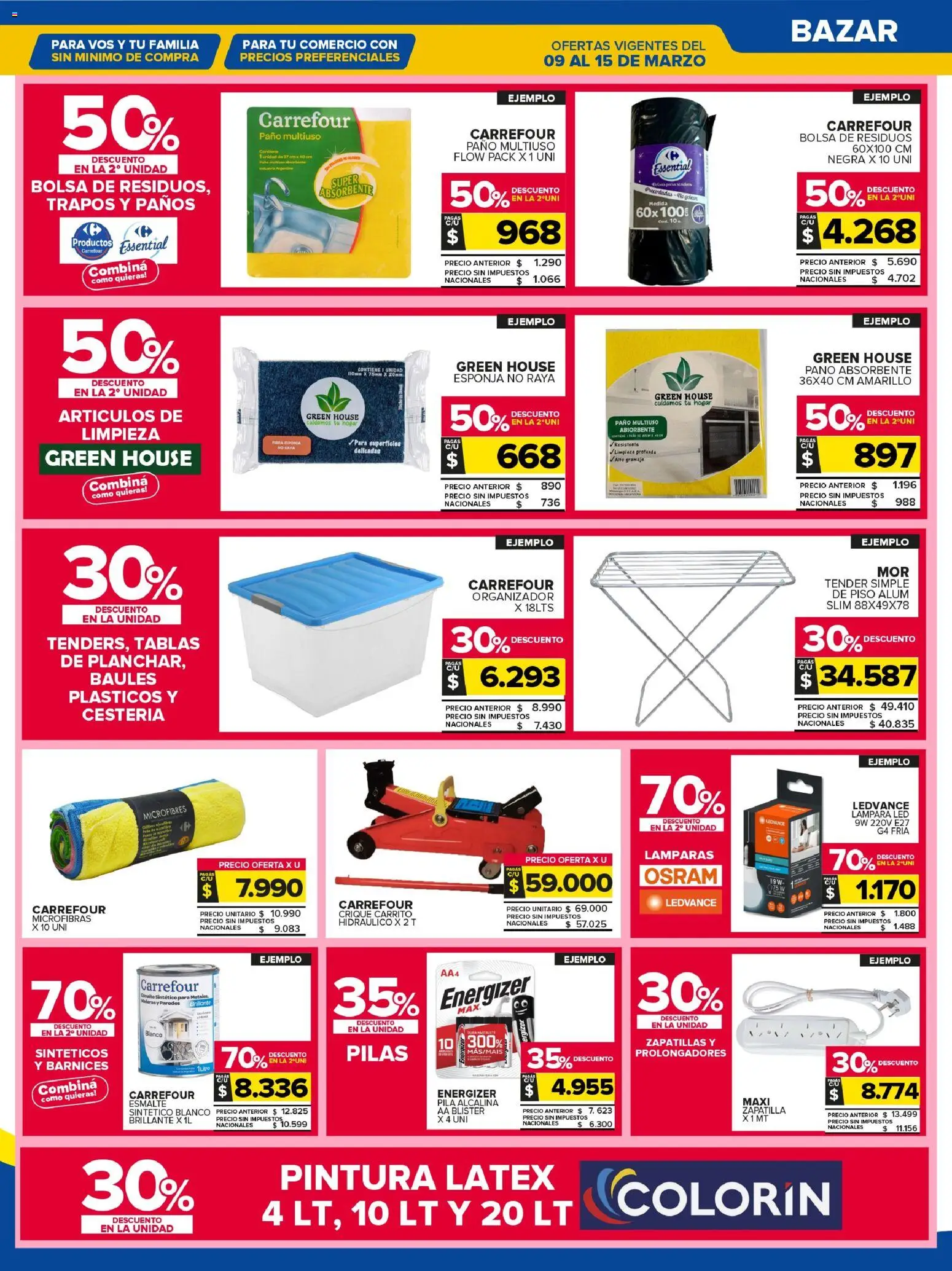 Carrefour Maxi catálogo │ válido desde el 09.03.2026 | Página: 24 | Productos: Pila, Bolsa, Tender, Esponja