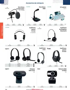 Vista previa de Office Depot catálogo 2026, nuevo folleto de la tienda, válido en México a partir del 12.01.2026 | Página: 170 | Productos: Audífonos, Cámara, Micrófono