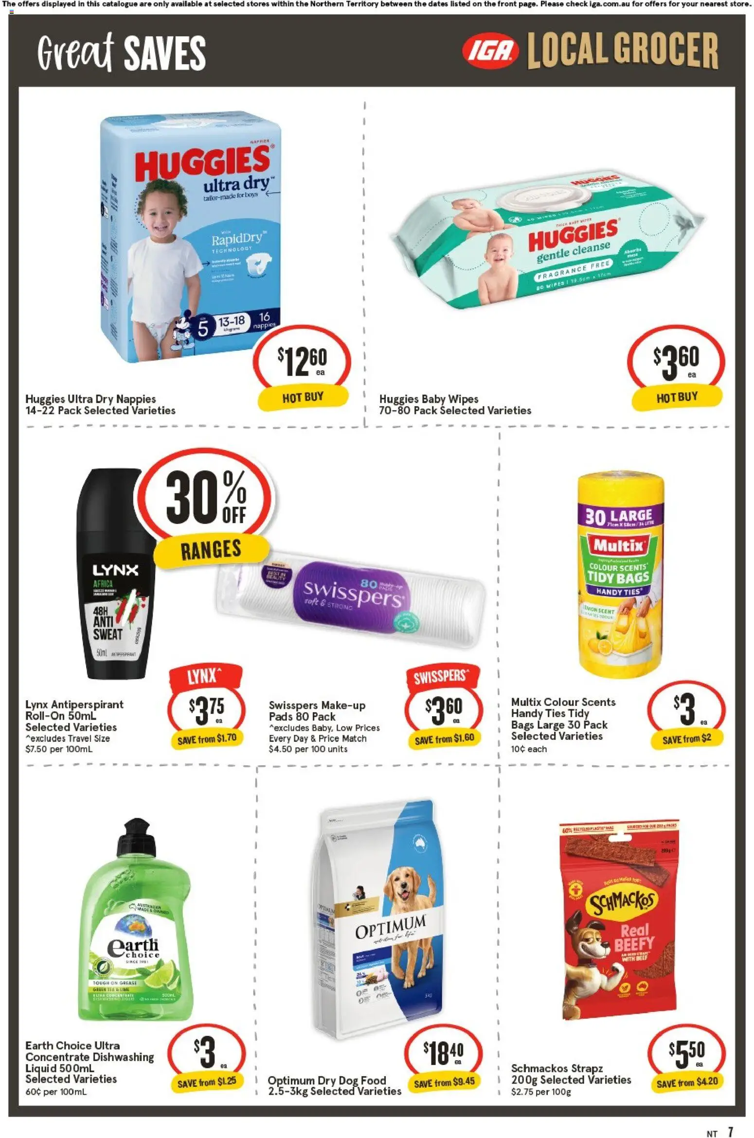 IGA catalogue - valid from 25.02.2026 | Page: 7 | Products: Makeup, Beef, Antiperspirant, Lemon