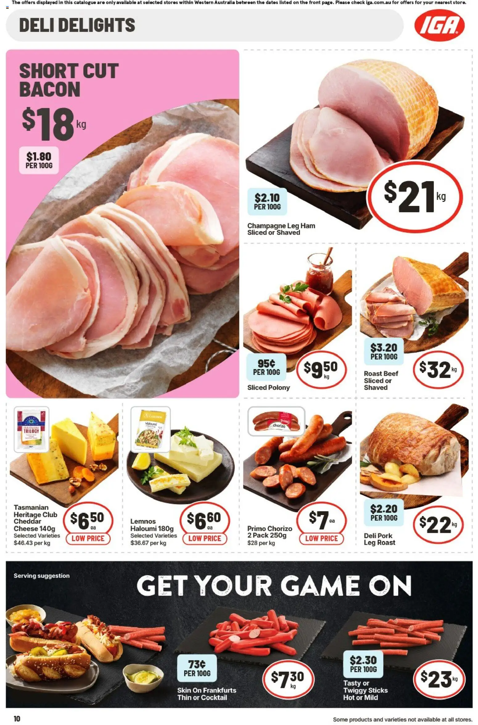 IGA catalogue - valid from 15.04.2026 | Page: 10 | Products: Mandarins, Carrots, Grapes, Bag