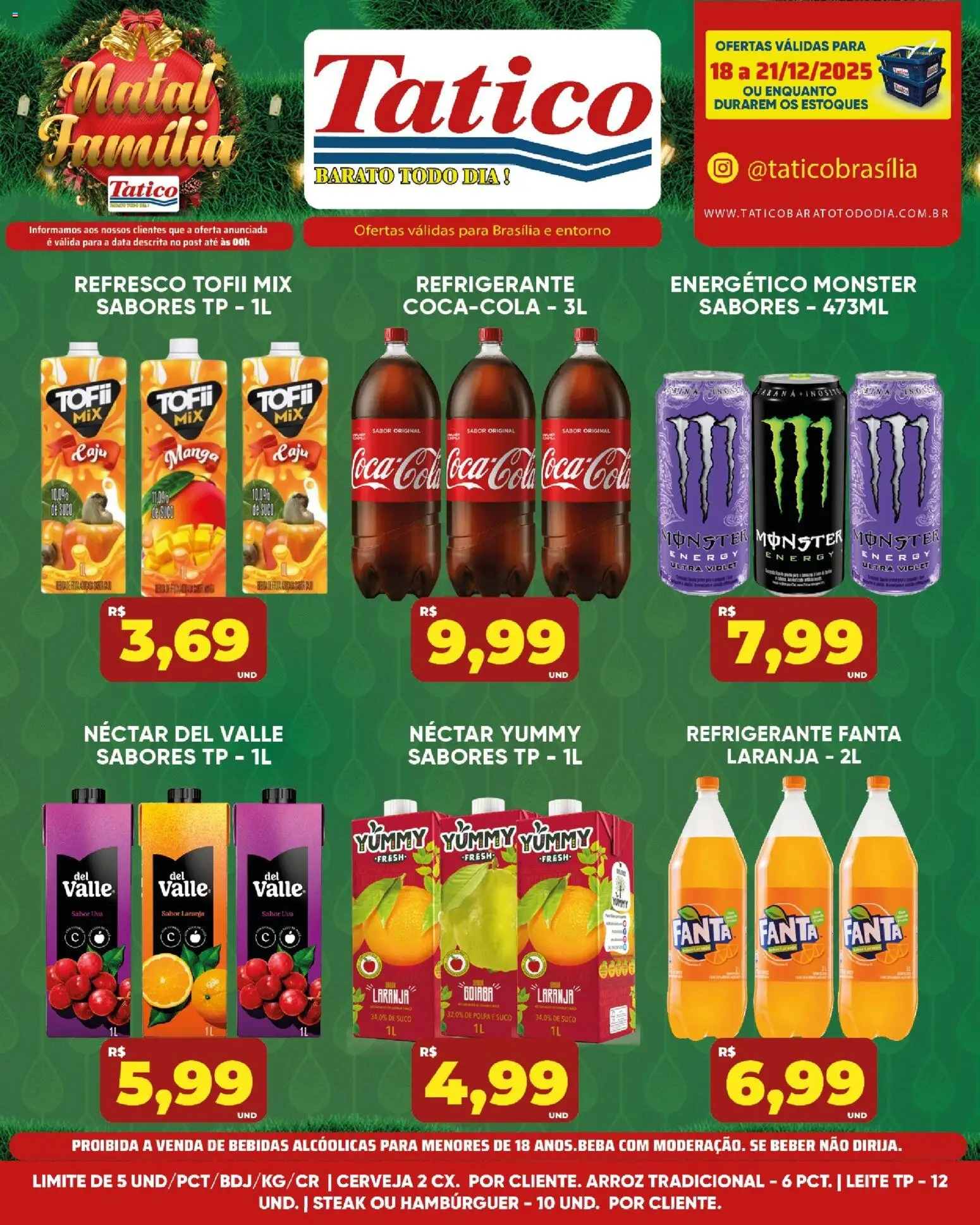 Tatico Folheto - válido de 20.12.2025 | Página: 26 | Produtos: Caju, Leite, Cerveja, Arroz