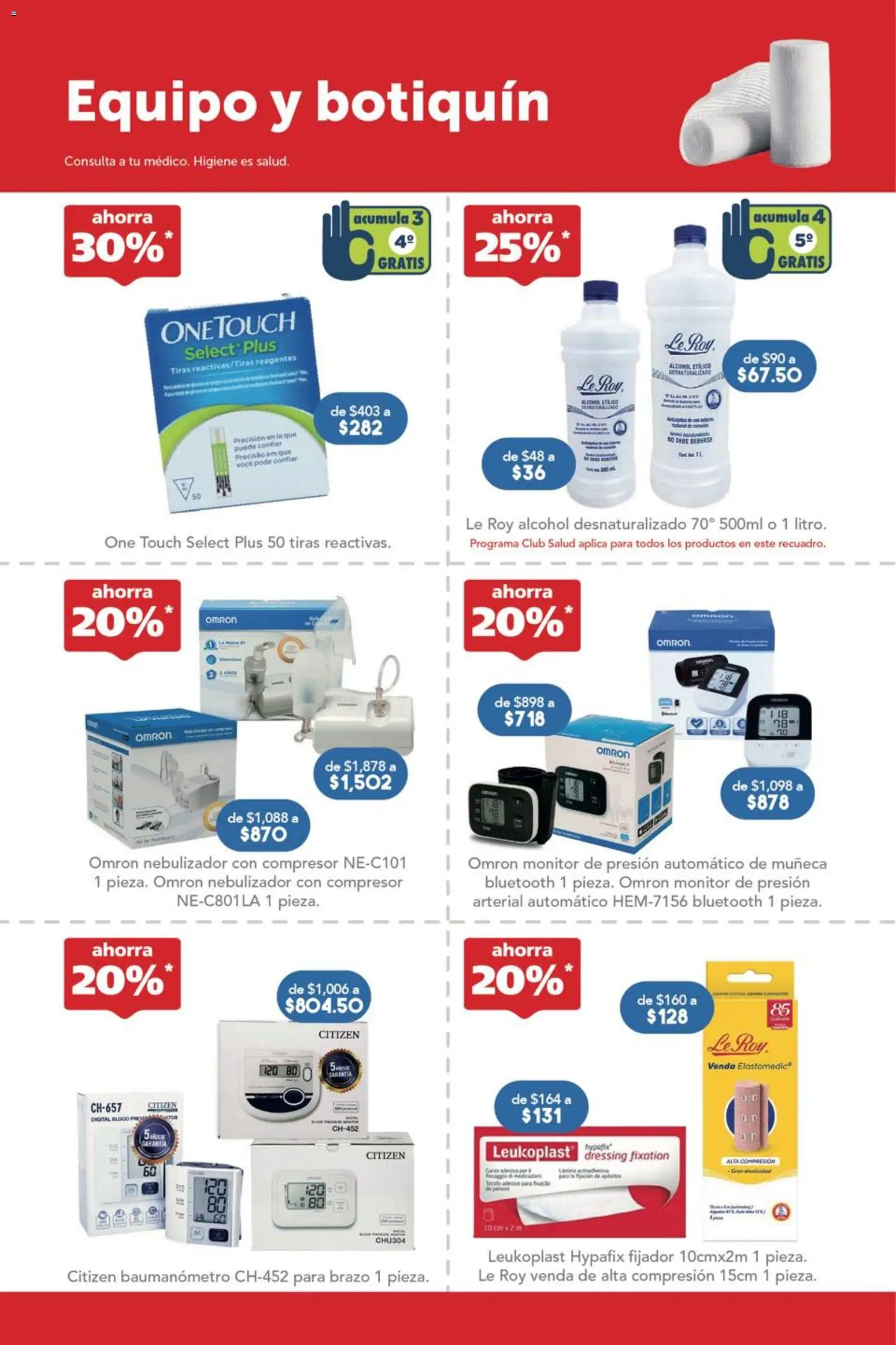 Nuevas ofertas de Farmacia San Pablo válidas en toda la República Mexicana desde el 08.03.2026. ¡Encuentra las mejores ofertas en Farmacia San Pablo catálogo! | Página: 7 | Productos: Fijador, Monitor, Nebulizador