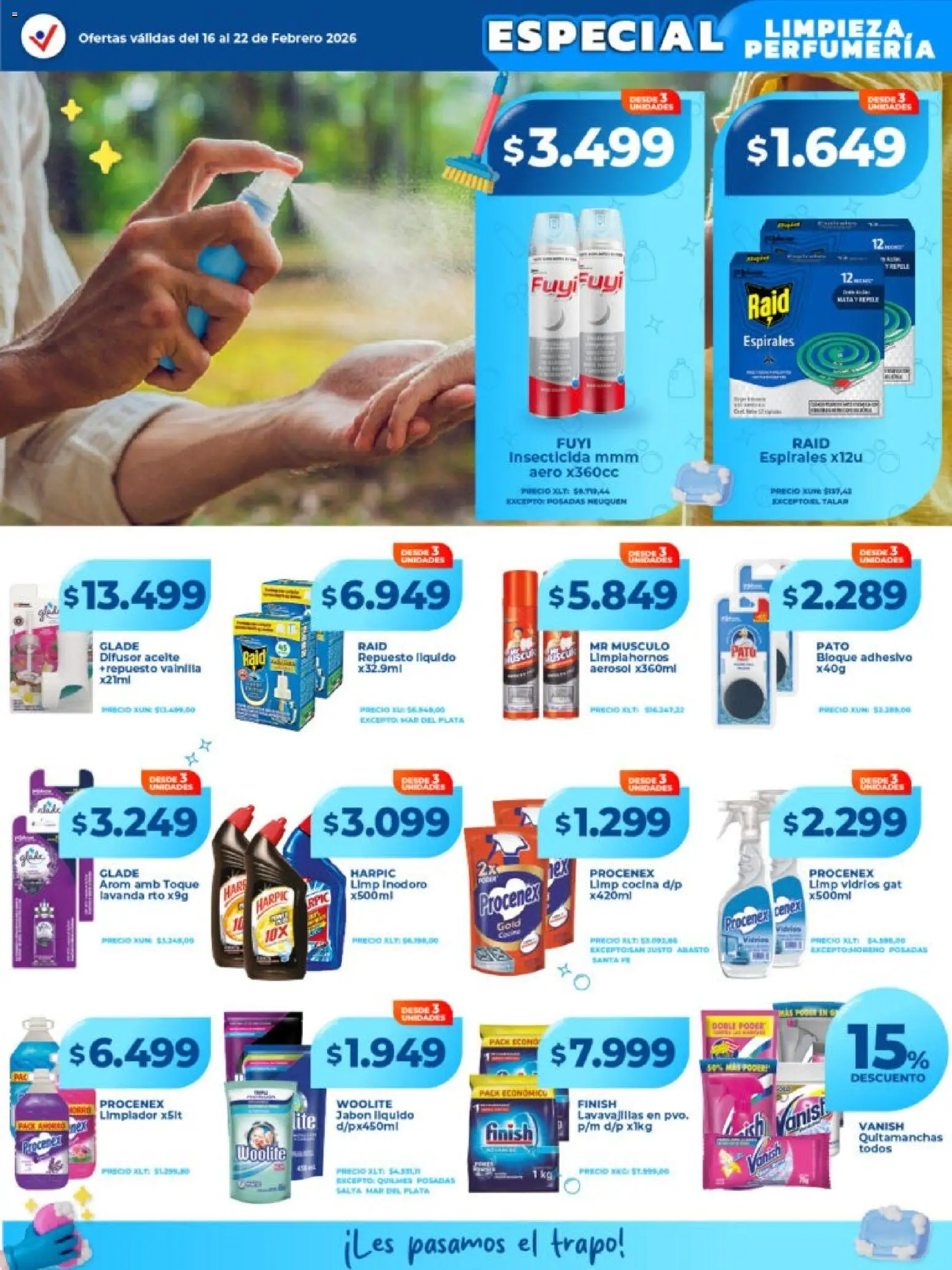 Vital - Especial limpieza │ válido desde el 16.02.2026 | Página: 8 | Productos: Cocina, Insecticida, Inodoro, Aceite