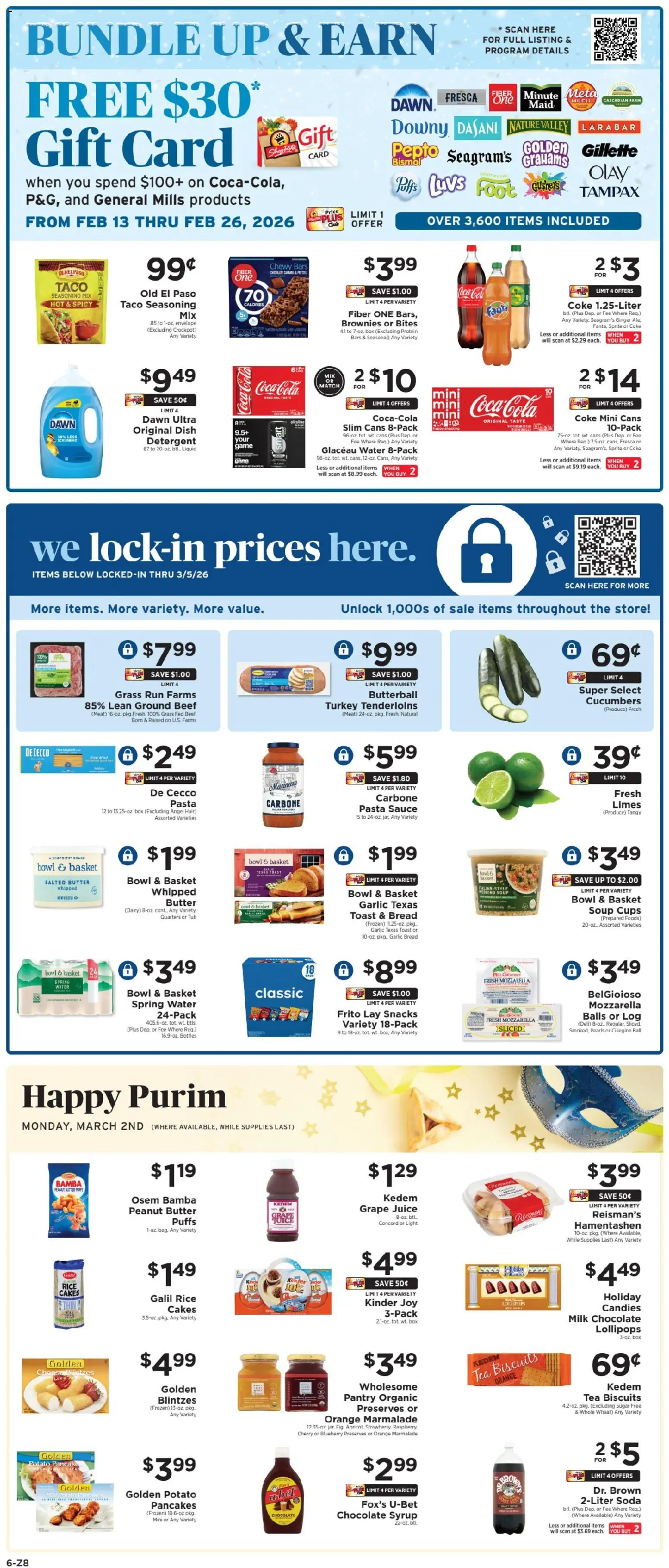 ShopRite Weekly Ad - valid from 20.02.2026 | Page: 6 | Products: Box, Bread, Tea, Candies