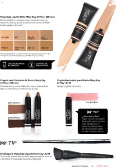 Nuevas ofertas de Mary Kay válidas en toda la República Mexicana desde el 01.09.2025. ¡Encuentra las mejores ofertas en Maquillaje Líquido Mate Mary Kay At Play, Brinda a la piel un acabado mate, mientras cubre las imperfecciones y ayuda a controlar el exceso de brillo facial hasta por 8 horas*.! | Página: 43