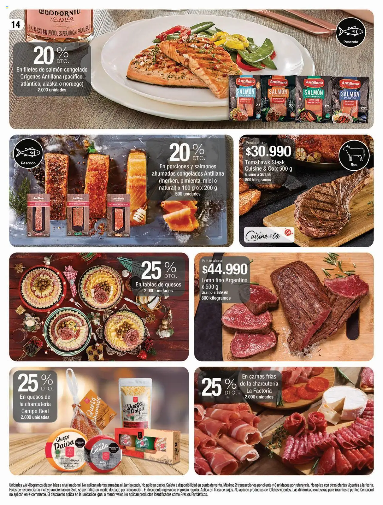 Jumbo revista - valida desde el 12.09.2025 | Página: 14 | Productos: Pescado, Sal, Sobre, Queso