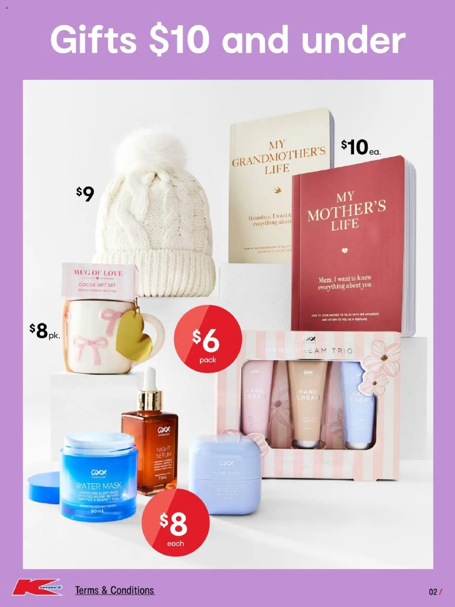 Kmart catalogue - valid from 16.04.2026 | Page: 2 | Products: Powder, Mask, Cream, Water