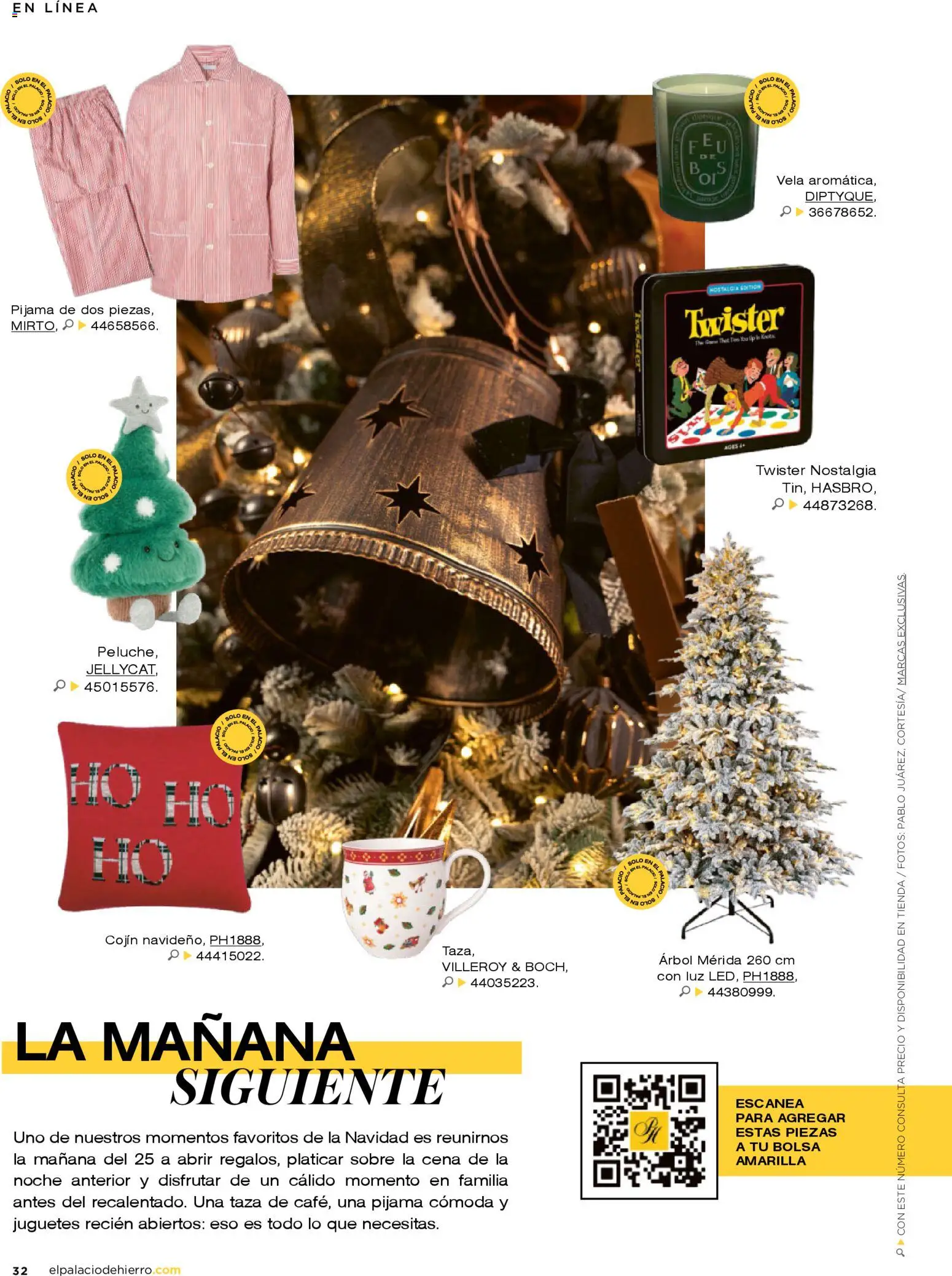 Nuevas ofertas de Palacio De Hierro válidas en toda la República Mexicana desde el 21.11.2025. ¡Encuentra las mejores ofertas en Palacio De Hierro catálogo! | Página: 38 | Productos: Taza, Pijama, Pala, Vela