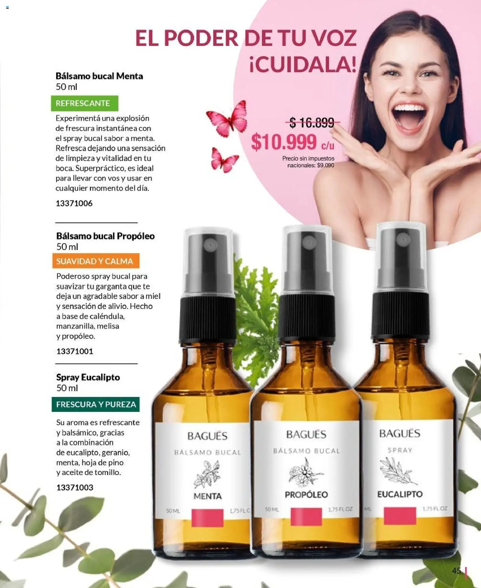 Bagués - Catálogo │ válido desde el 09.02.2026 | Página: 45 | Productos: Aceite, Bálsamo, Té