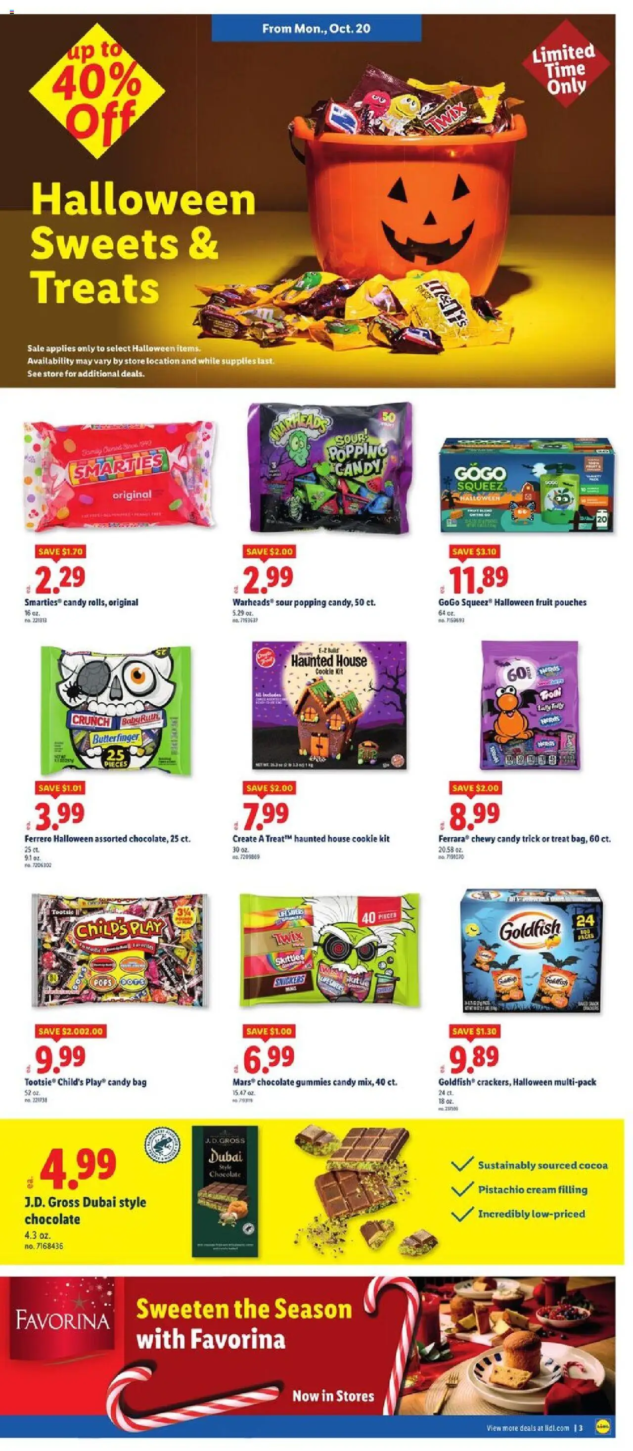 Lidl Weekly Ad - valid from 15.10.2025 | Page: 4 | Products: Chocolate, Cream, Bag