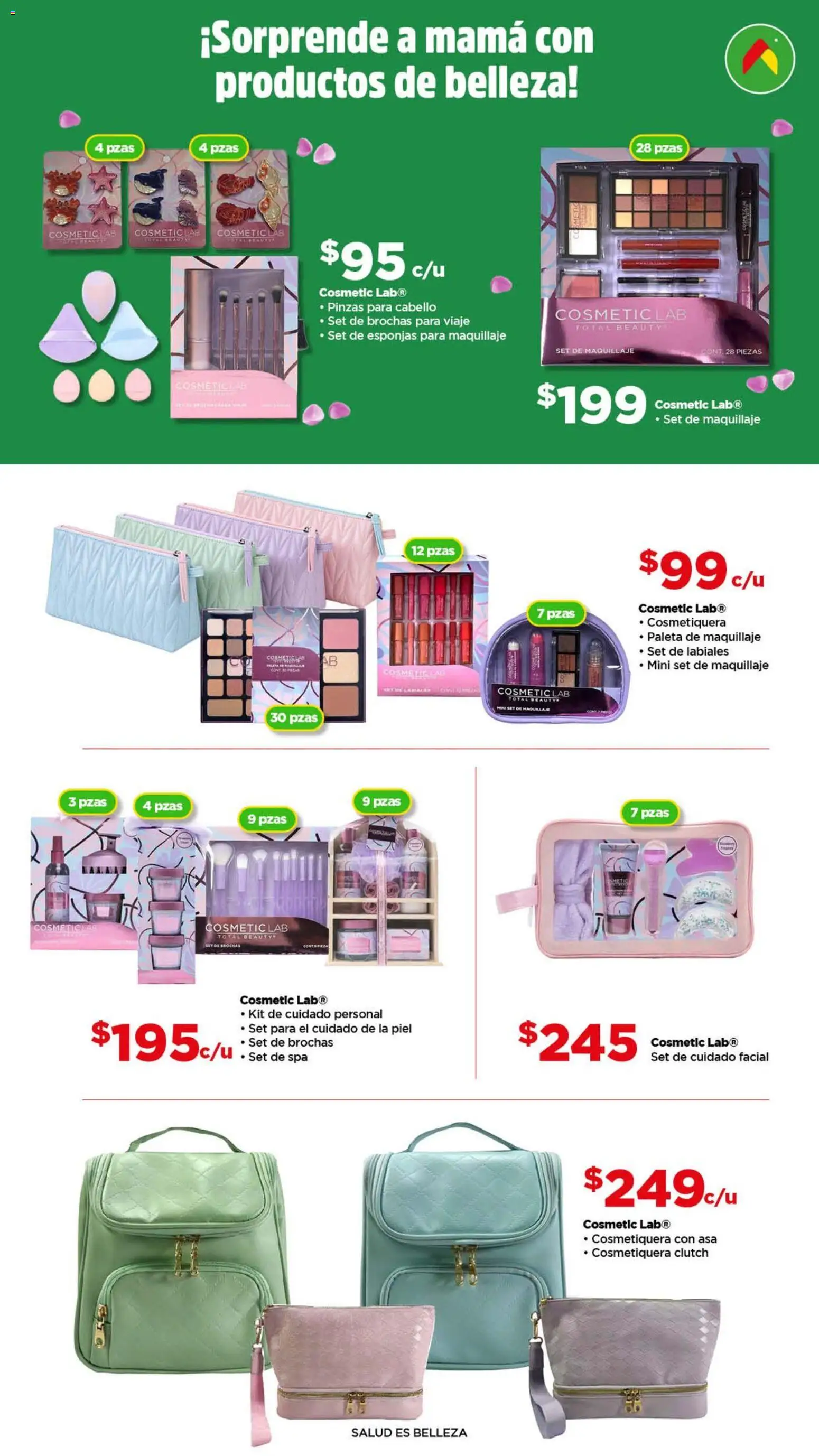Nuevas ofertas de Bodega Aurrerá válidas en toda la República Mexicana desde el 13.04.2026. ¡Encuentra las mejores ofertas en Bodega Aurrerá folleto Día de las Madres! | Página: 5 | Productos: Paleta, Maquillaje