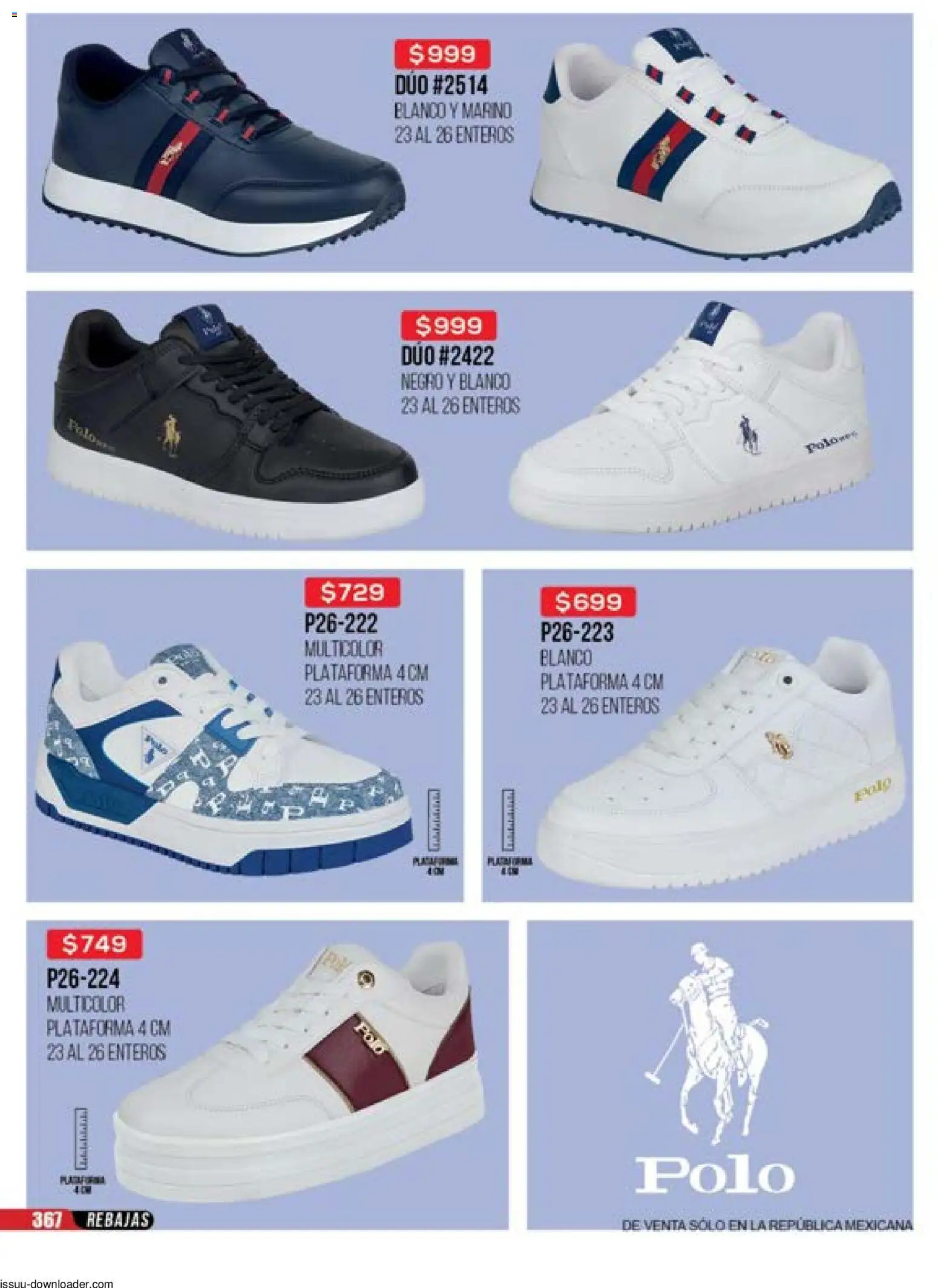 Nuevas ofertas de Cklass válidas en toda la República Mexicana desde el 31.10.2025. ¡Encuentra las mejores ofertas en Cklass catálogo Súper Rebajas Calzado! | Página: 368