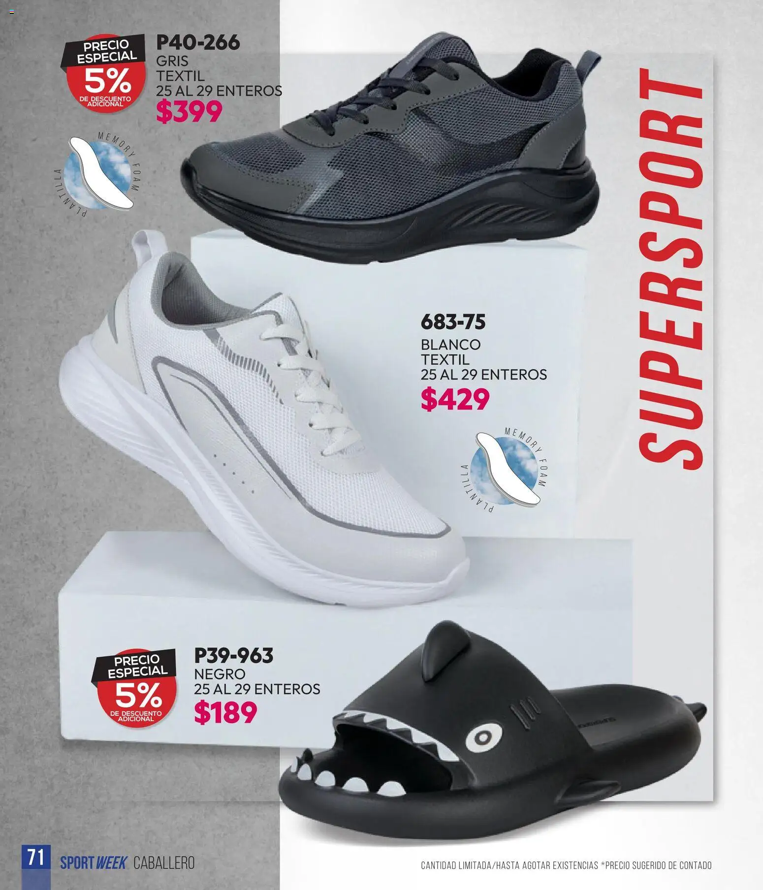 Nuevas ofertas de Cklass válidas en toda la República Mexicana desde el 28.04.2026. ¡Encuentra las mejores ofertas en Cklass catálogo Sportweek! | Página: 186