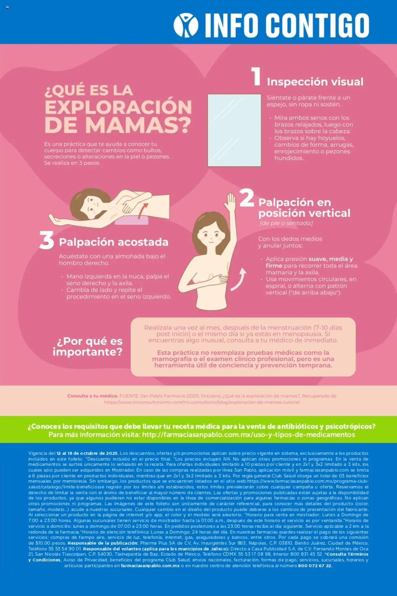Nuevas ofertas de Farmacia San Pablo válidas en toda la República Mexicana desde el 12.10.2025. ¡Encuentra las mejores ofertas en Farmacia San Pablo - Catálogo! | Página: 15 | Productos: Movil, Ropa, Almohada, Té