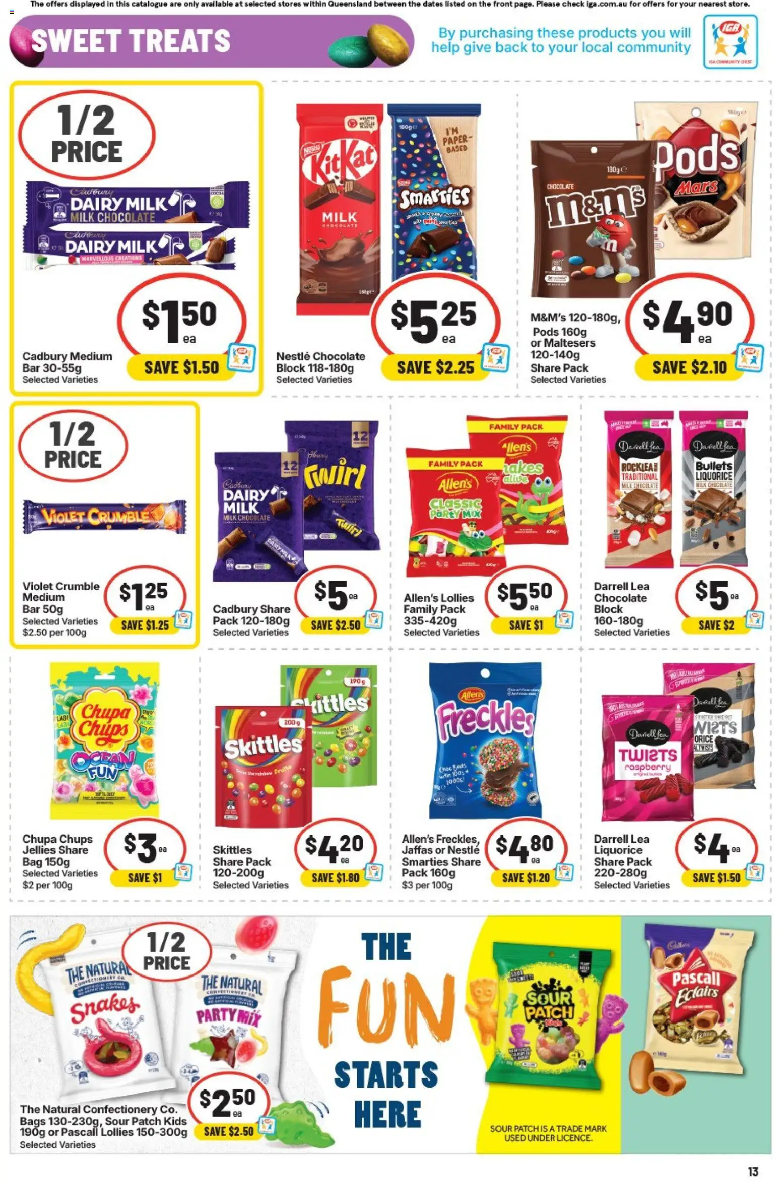 IGA catalogue - valid from 01.04.2026 | Page: 16 | Products: Milk, Dairy, Chips, Bag