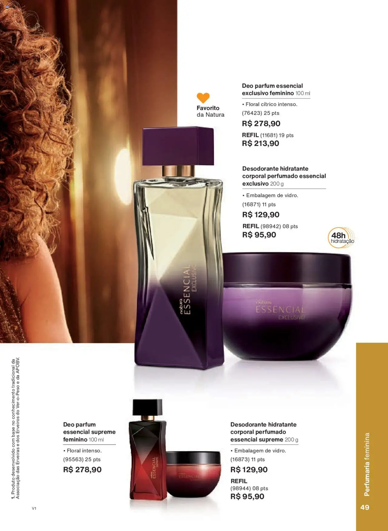 Natura Folheto - válido de 18.08.2025 | Página: 49 | Produtos: Hidratante corporal, Desodorante, Base