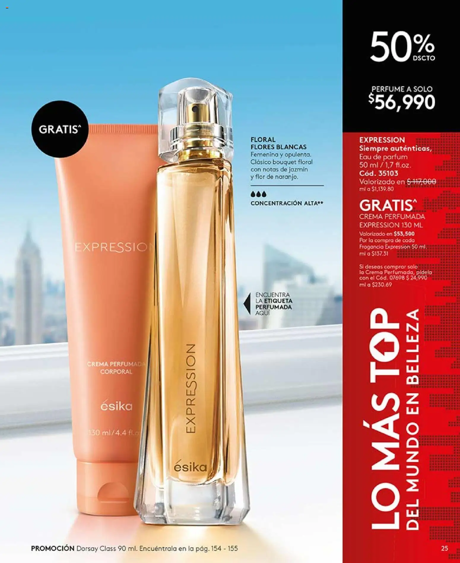 Ésika revista - valida desde el 01.05.2026 | Página: 25 | Productos: Crema, Perfume, Top, Fragancia