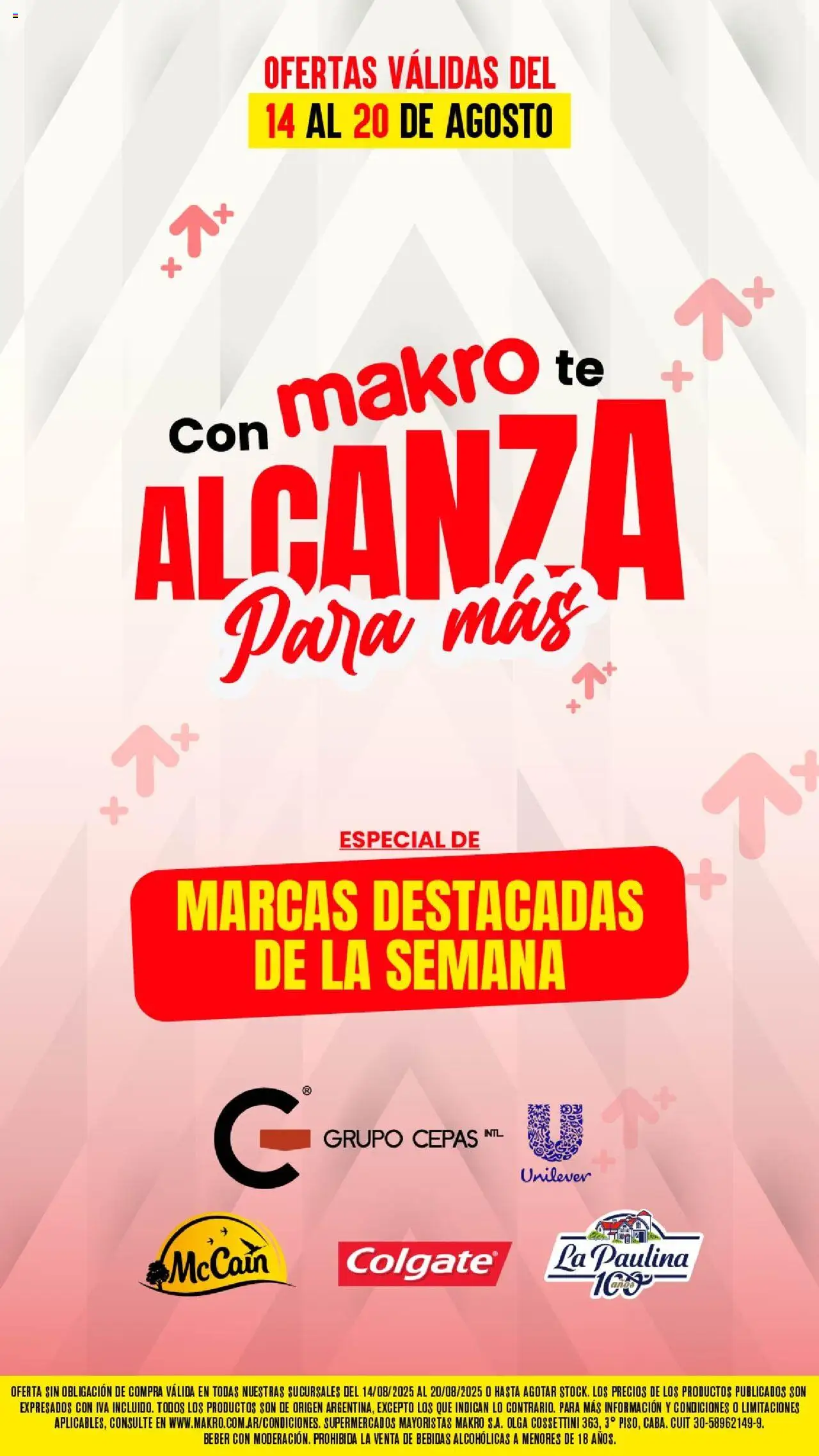 Makro ofertas Especiales │ válido desde el 14.08.2025 | Página: 1