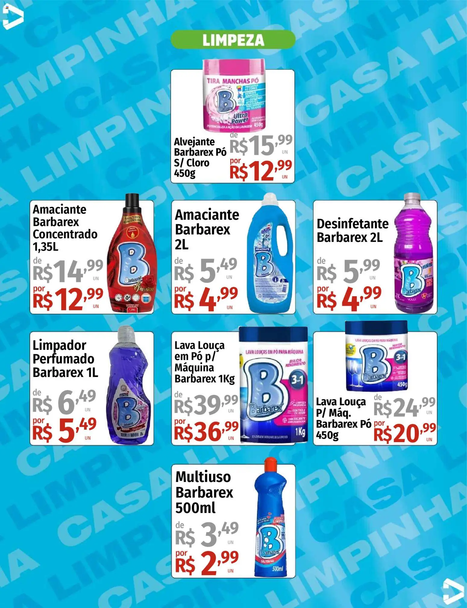 Supermercado Dalben Folheto - válido de 02.03.2026 | Página: 5 | Produtos: Pó, Tira manchas, Alvejante, Desinfetante