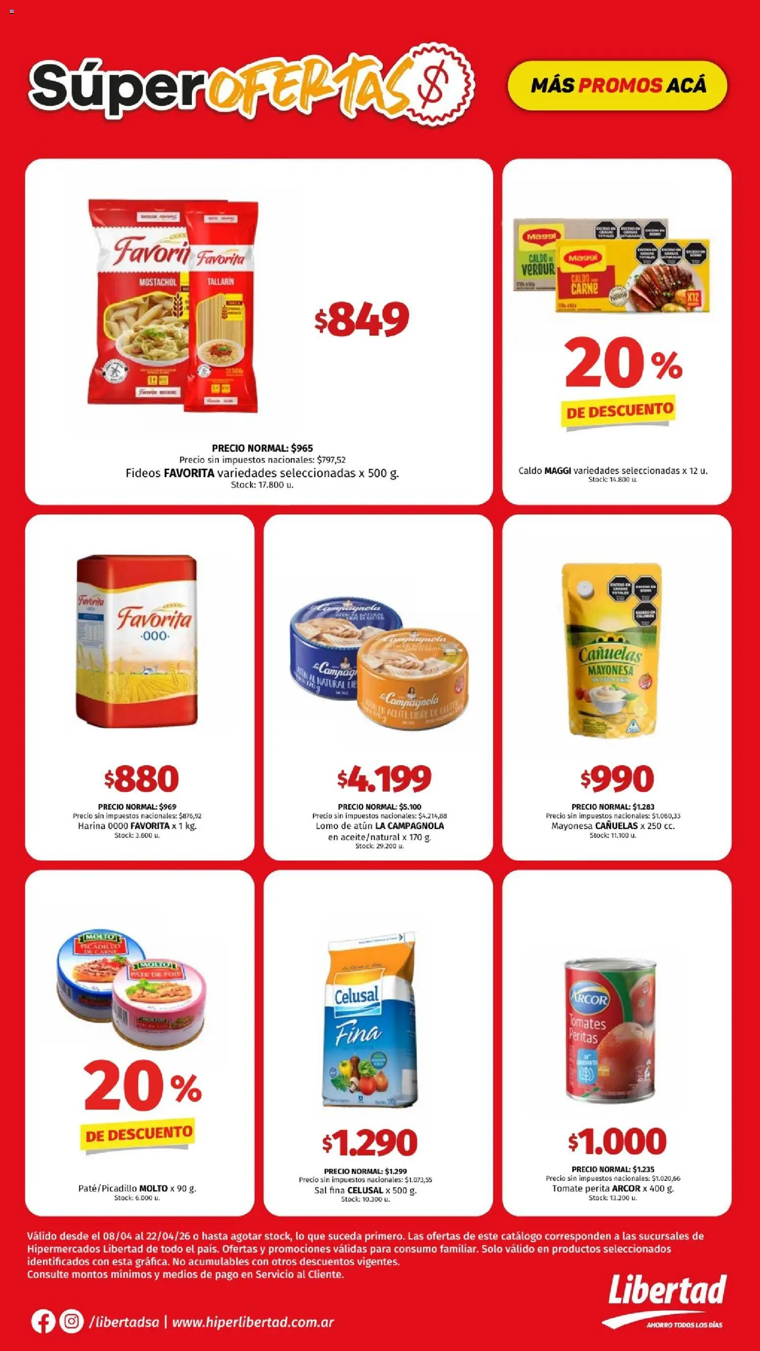 Hipermercado Libertad  - Super ofertas  │ válido desde el 08.04.2026 | Página: 2