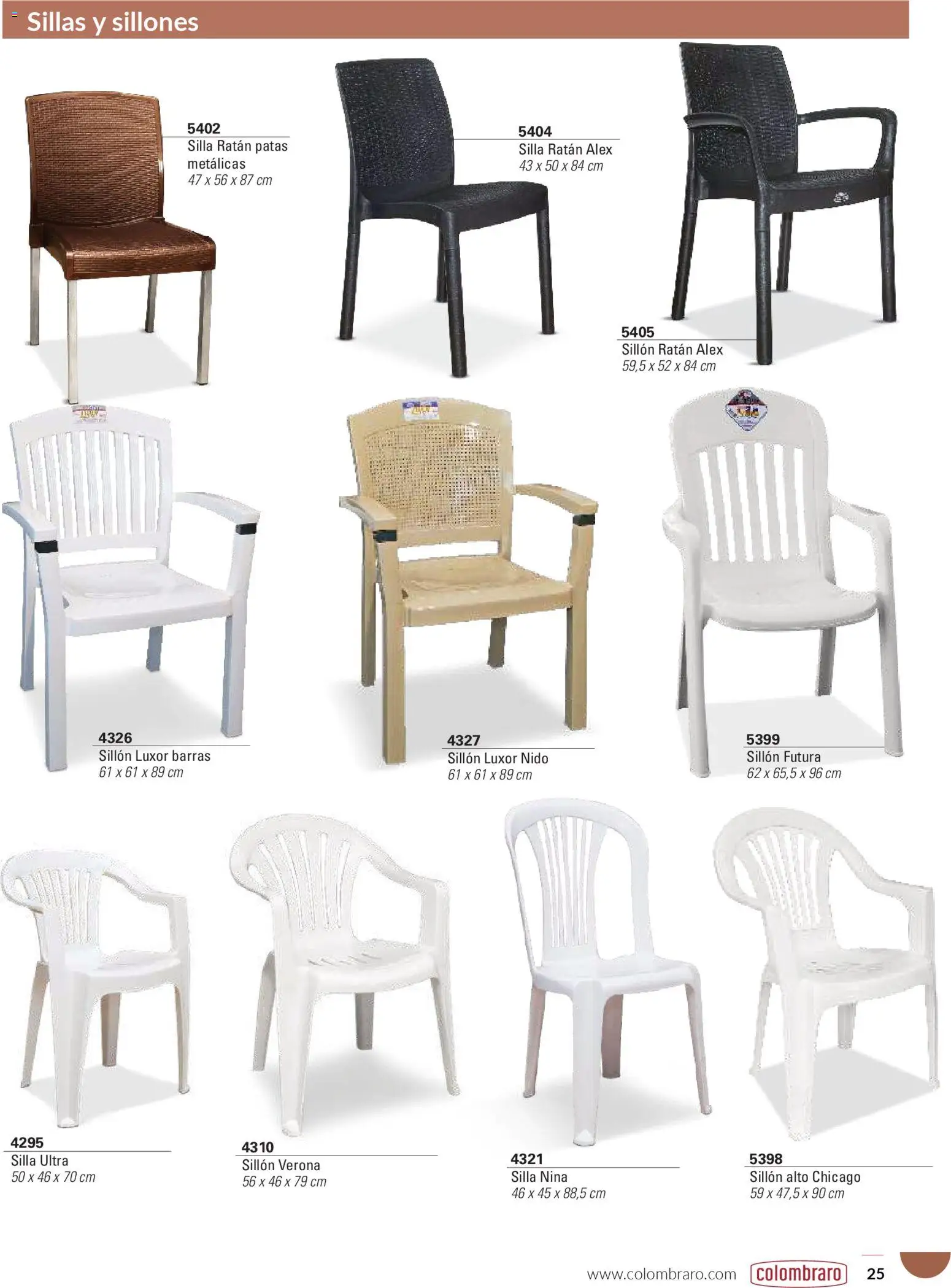 Colombraro catálogo │ válido desde el 26.01.2026 | Página: 25 | Productos: Sillón, Silla