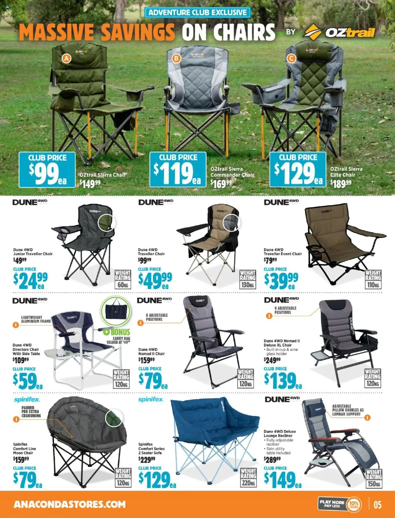 Anaconda catalogue - valid from 07.10.2025 | Page: 5 | Products: Sofa, Chair, Bag, Pillow