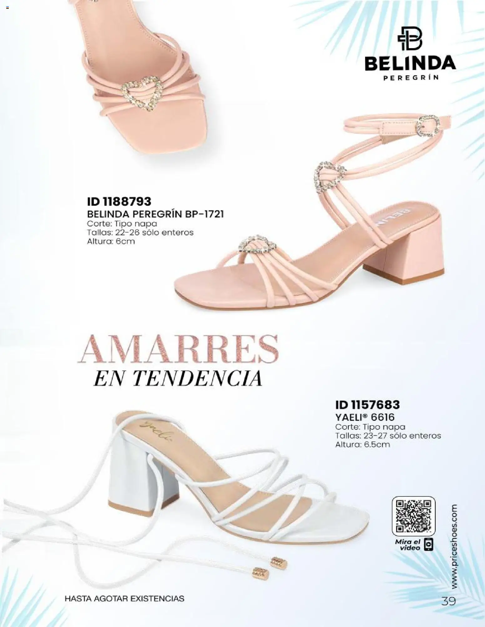 Nuevas ofertas de Price Shoes válidas en toda la República Mexicana desde el 23.04.2026. ¡Encuentra las mejores ofertas en Price Shoes catálogo Sandalias Fiesta & Vestir! | Página: 39 | Productos: Video