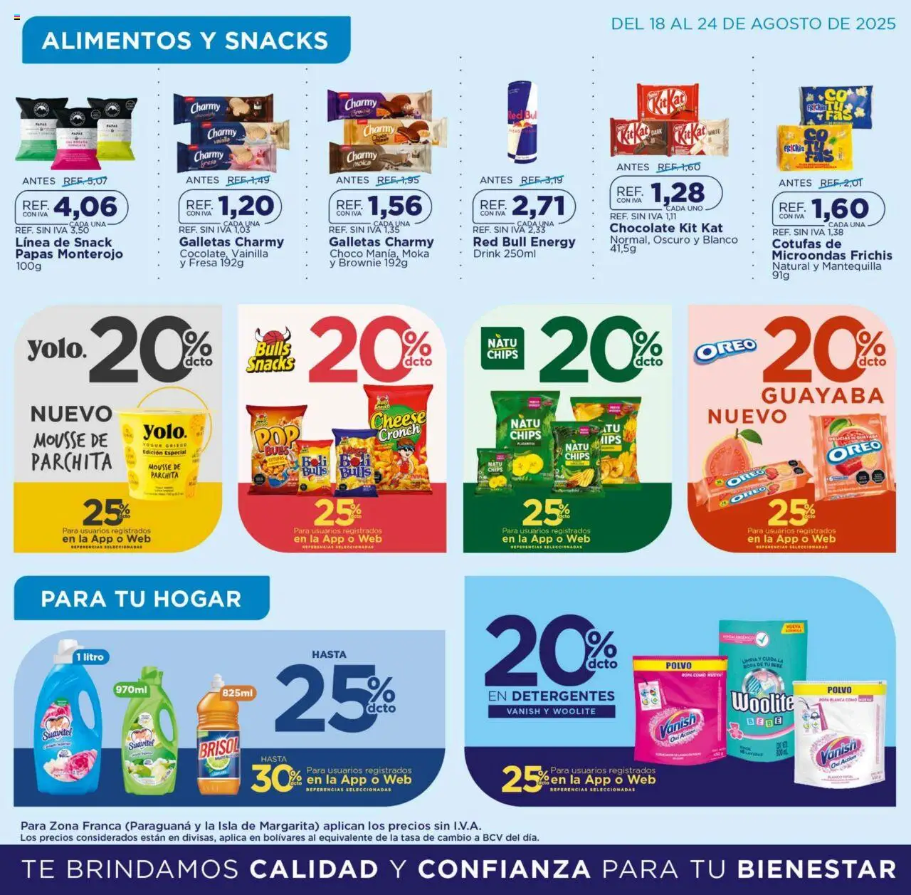 FarmaTodo revista - valida desde el 18.08.2025 | Página: 4 | Productos: Té, Sopa, Mantequilla, Polvo