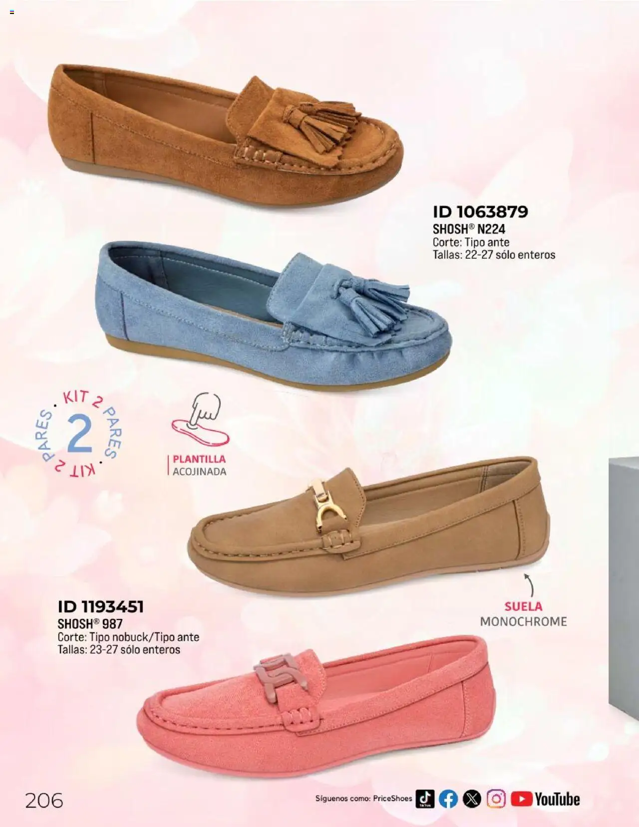 Nuevas ofertas de Price Shoes válidas en toda la República Mexicana desde el 10.02.2025. ¡Encuentra las mejores ofertas en Price Shoes catálogo Confort! | Página: 206