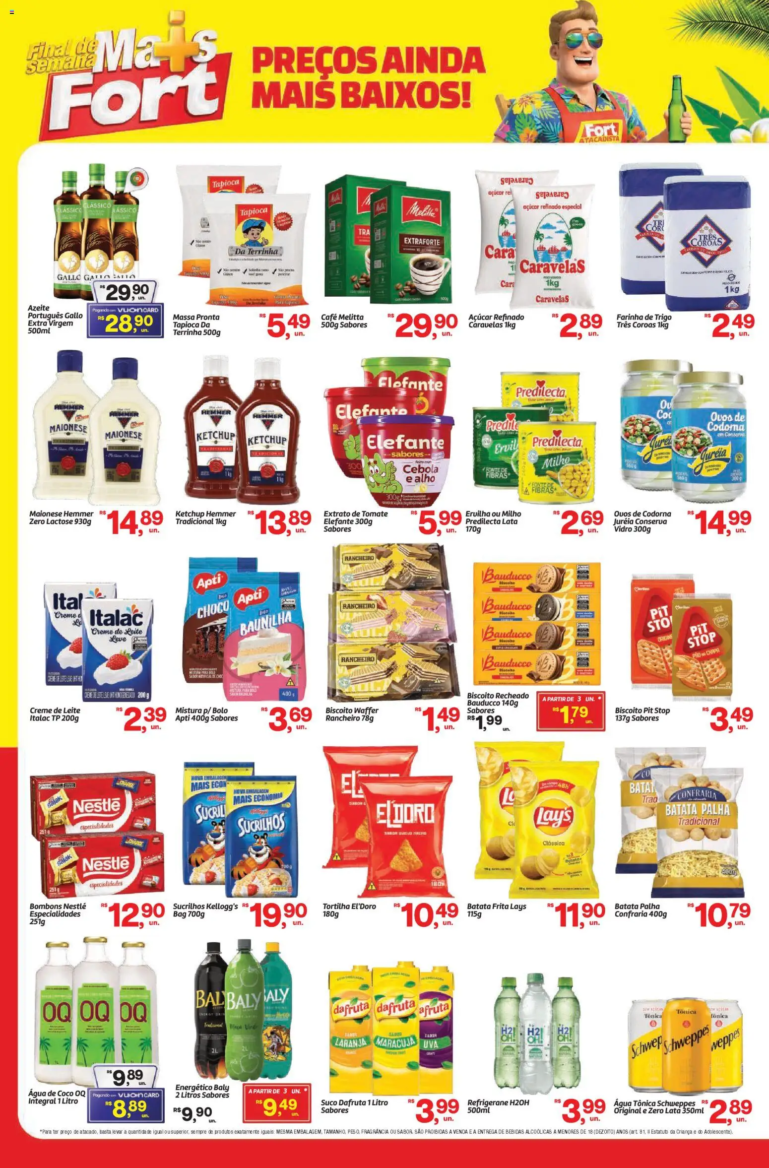 Fort Atacadista Folheto - válido de 24.01.2026 | Página: 2 | Produtos: Ervilha, Água tônica, Batata palha, Creme de leite