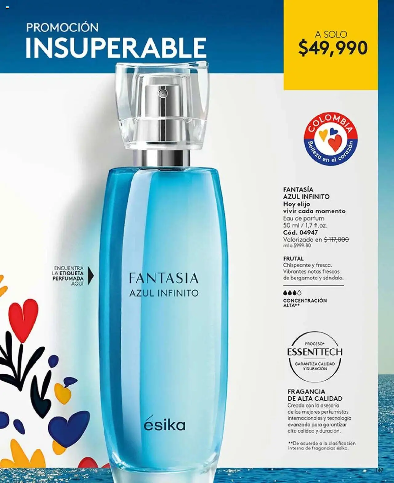 Ésika revista - valida desde el 16.06.2025 | Página: 147 | Productos: Fragancia