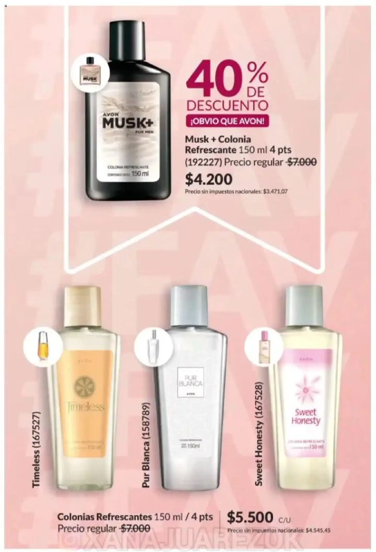 Catálogo AVON Campaña 1/2026 │ válido desde el 01.01.2026 | Página: 155