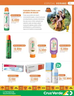 Cruz Verde - Ahorro Verano válido desde el 01.02.2026 | Página: 5 | Productos: Loción, Repelente, Shampoo, Crema