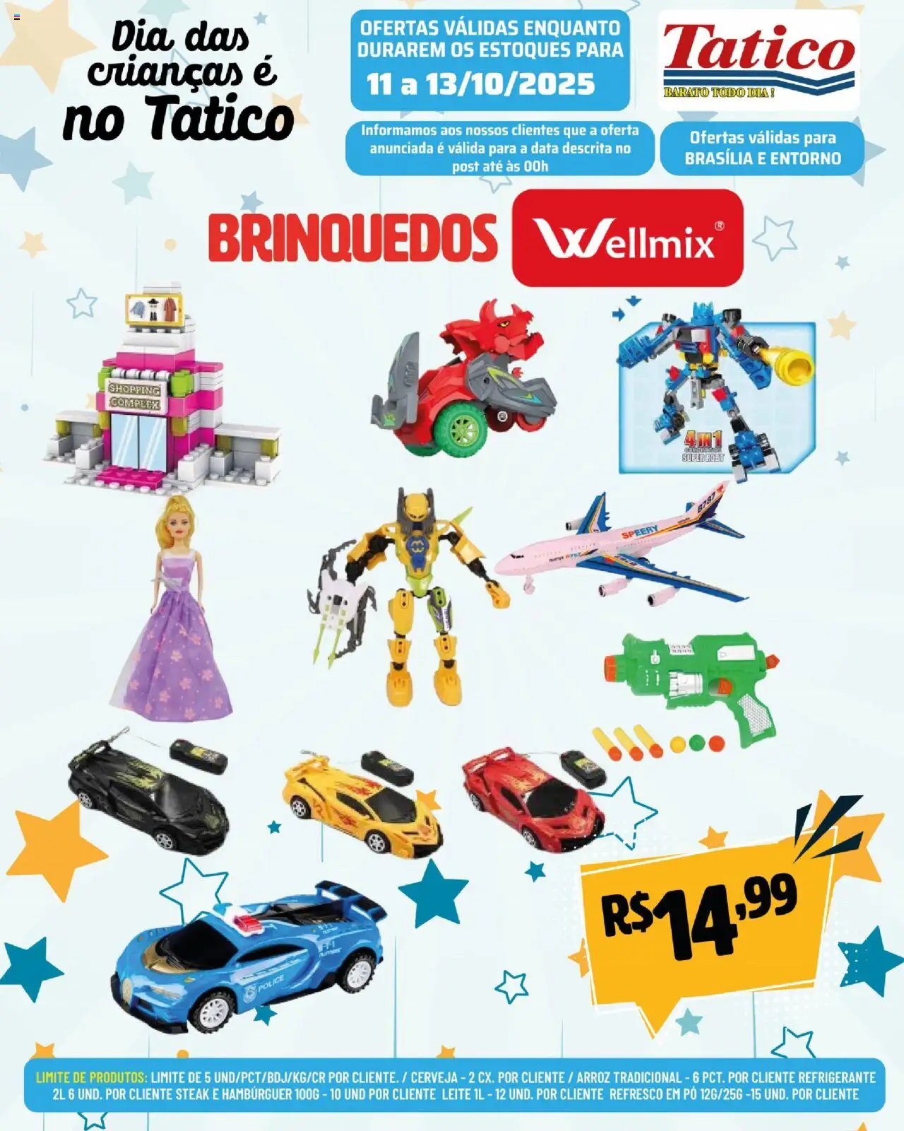 Tatico Folheto - válido de 11.10.2025 | Página: 24 | Produtos: Refresco, Cerveja, Arroz, Hambúrguer