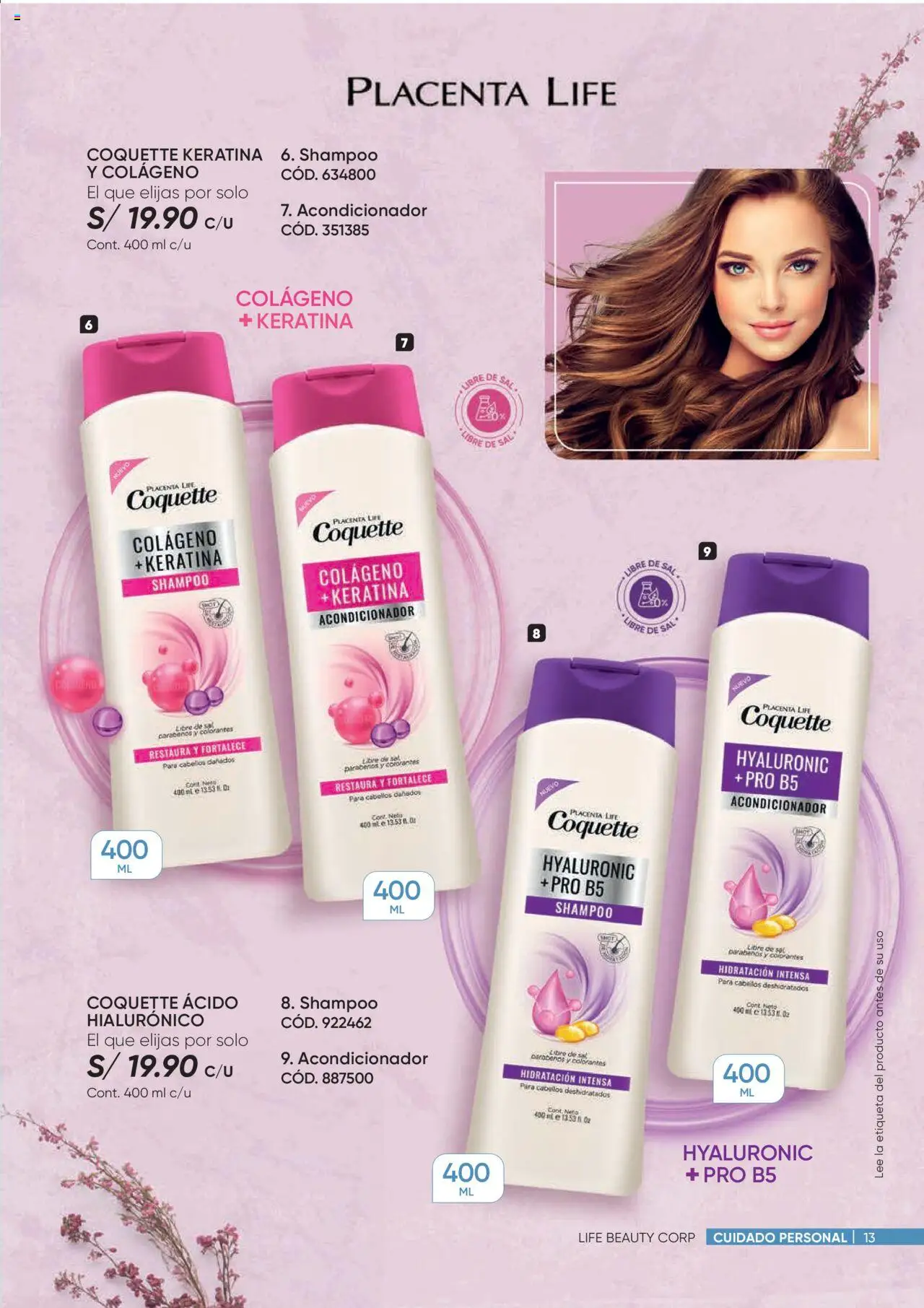 Catálogo Azzorti válido desde 28.07.2025 | Página: 13 | Productos: Shampoo, Acondicionador