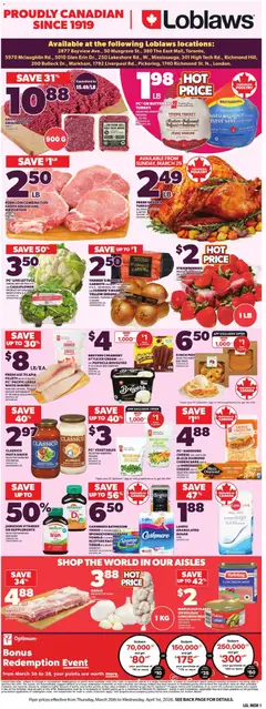 Preview of Loblaws weekly flyer / circulaire from shop Loblaws valid from 26.03.2026 | Page: 3
