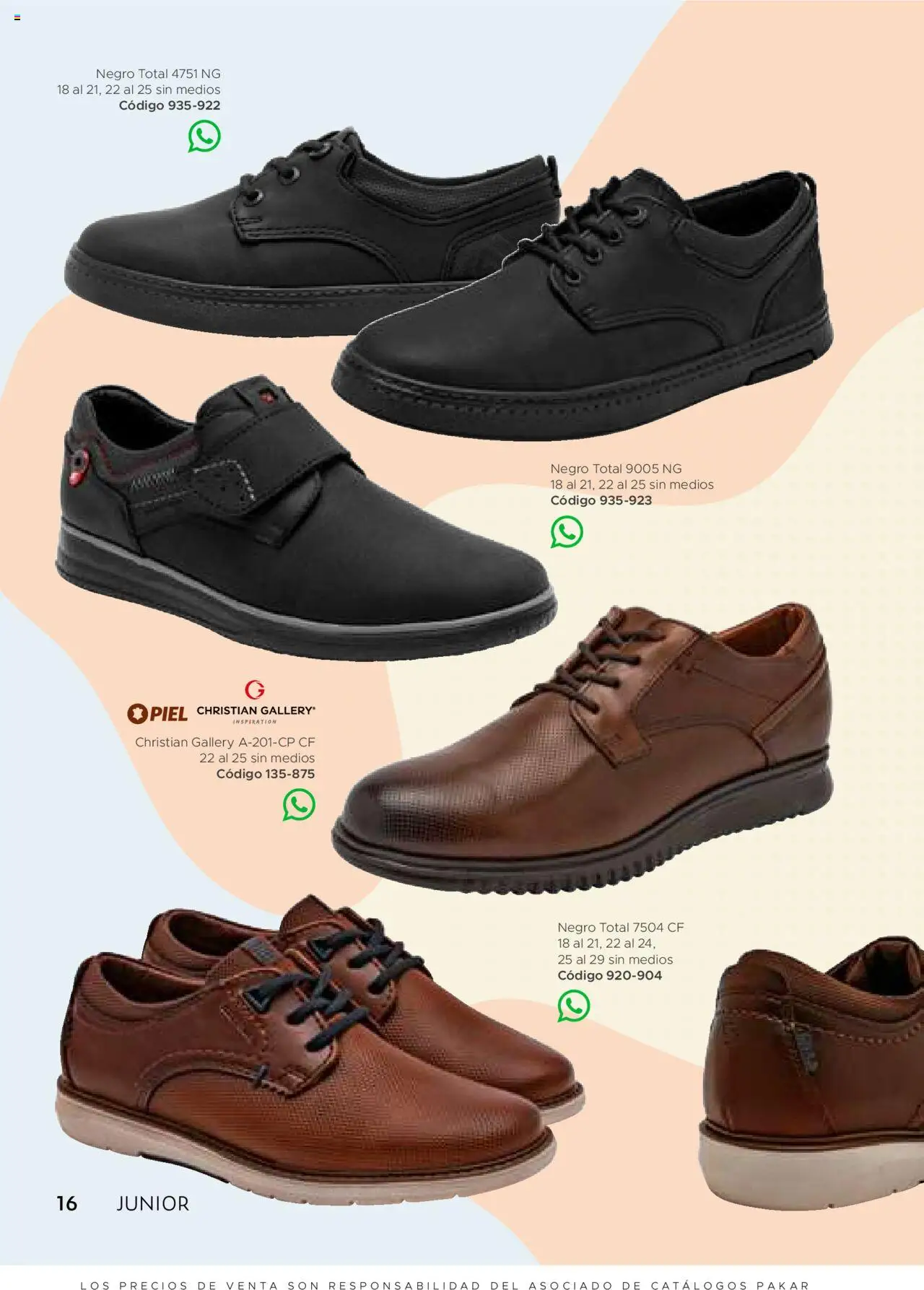 Nuevas ofertas de SC Pakar válidas en toda la República Mexicana desde el 24.07.2025. ¡Encuentra las mejores ofertas en SC Pakar - Catálogo Junior otoño / invierno! | Página: 16