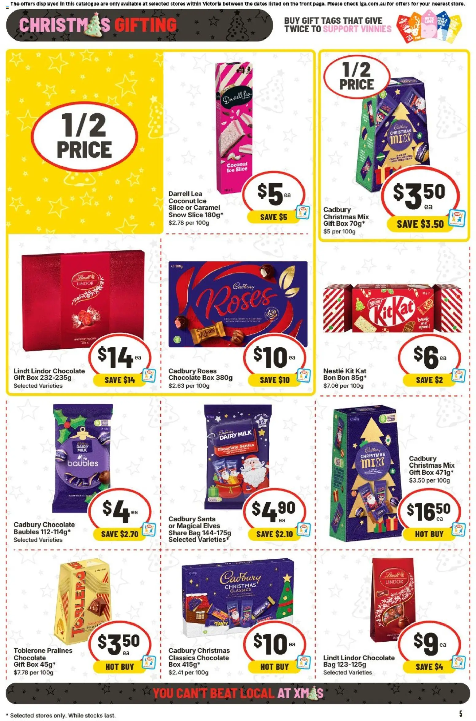 IGA catalogue - valid from 10.12.2025 | Page: 5 | Products: Box, Milk, Dairy, Chocolate