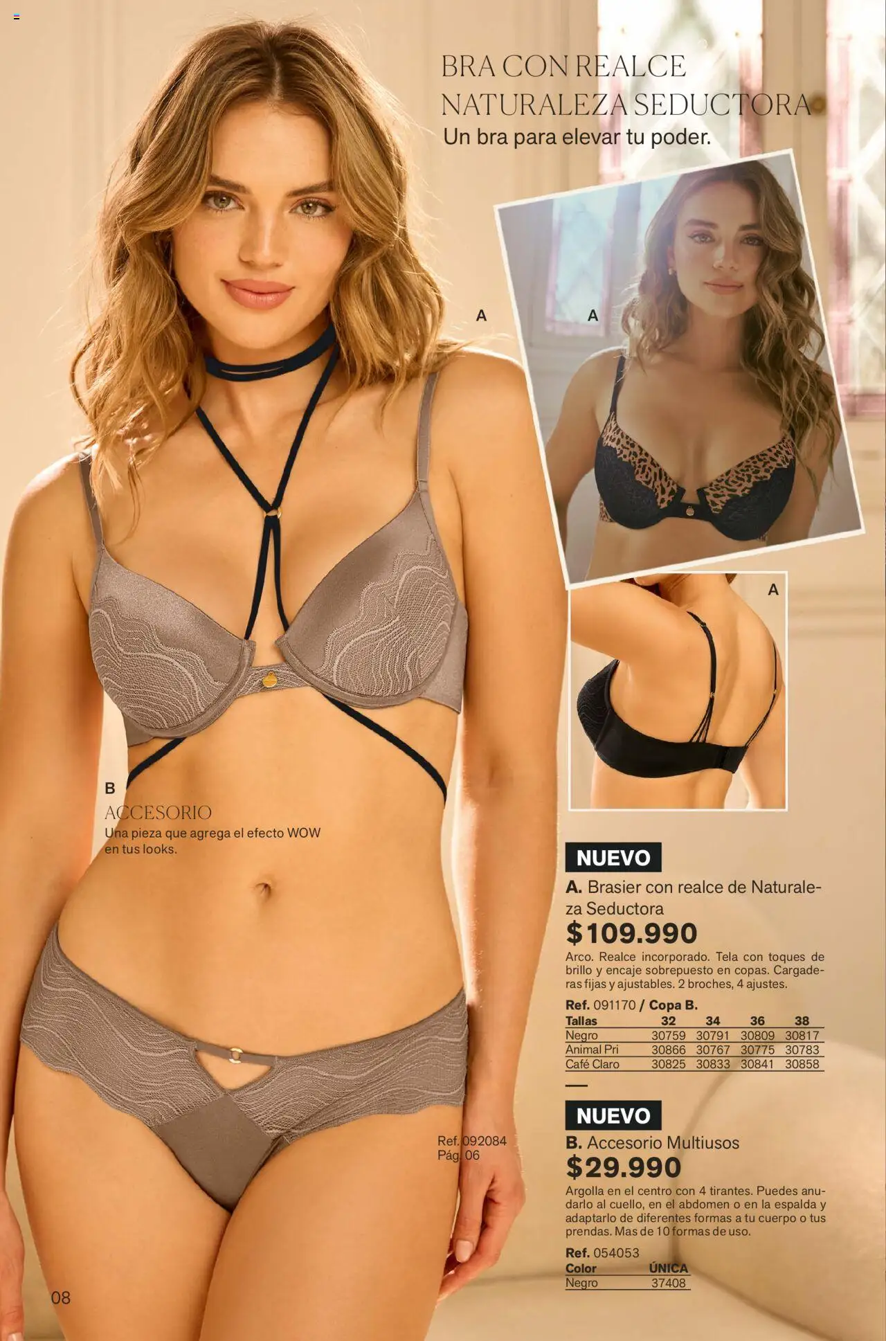 Leonisa revista - valida desde el 01.09.2025 | Página: 8 | Productos: Brasier, Brillo, Café