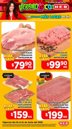 Vista previa de H-E-B - Folleto Perecederos, nuevo folleto de la tienda, válido en México a partir del 22.07.2025