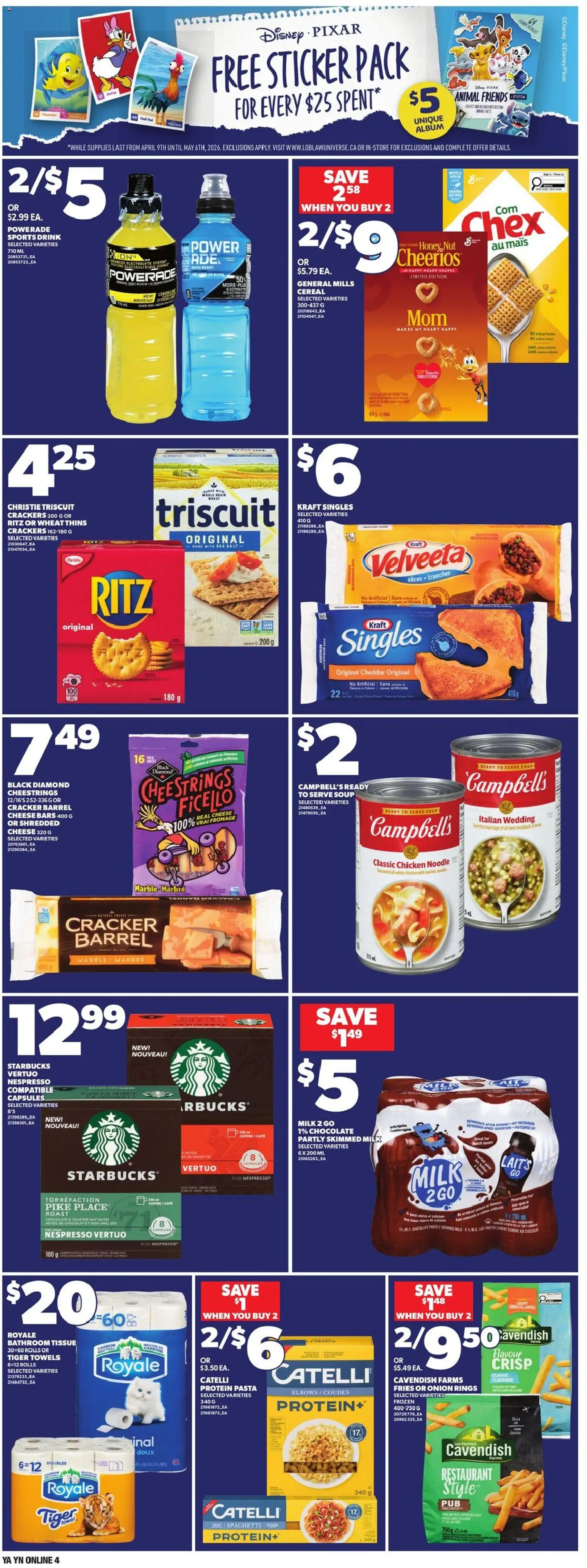 Independent Grocer flyer valid from 09.04.2026 | Page: 6 | Products: Pasta, Milk, Chocolate, Chicken