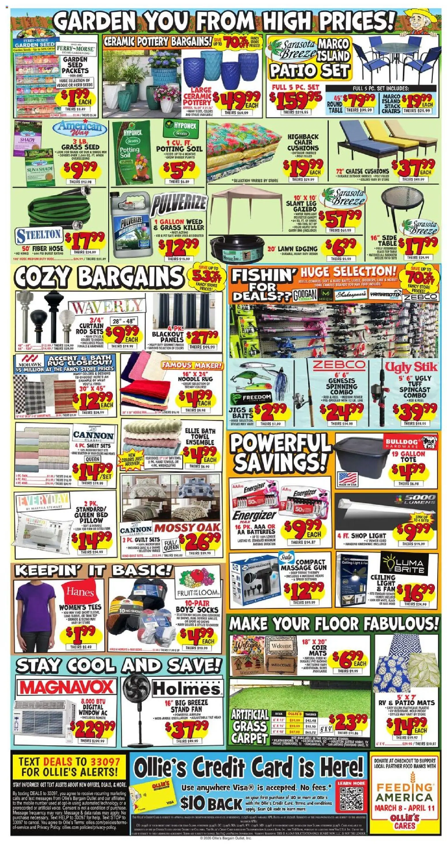 Ollie's Weekly Ad - valid from 25.03.2026 | Page: 2 | Products: Safe, Bath, Water, Fan