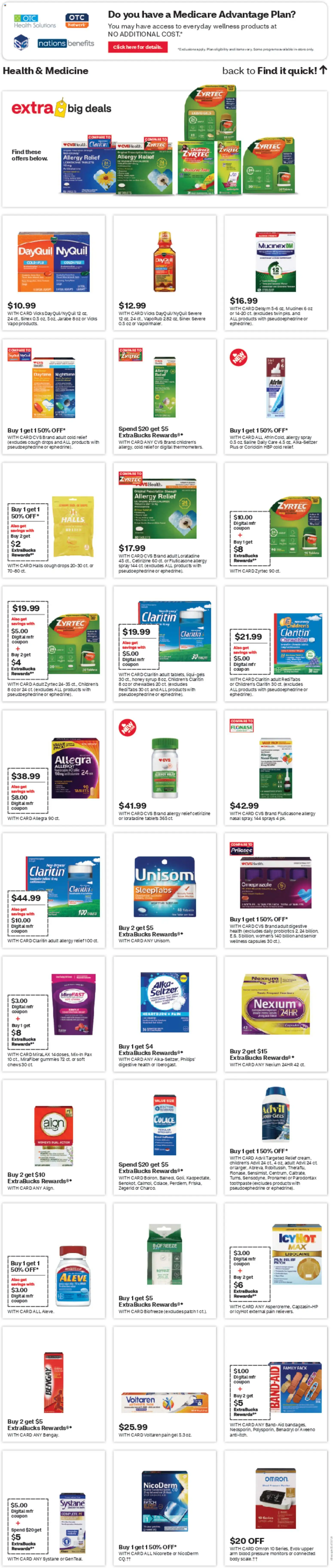 CVS Pharmacy Weekly Ad - NJ - valid from 08.03.2026 | Page: 7 | Products: Probiotics, Toothpaste, Cap